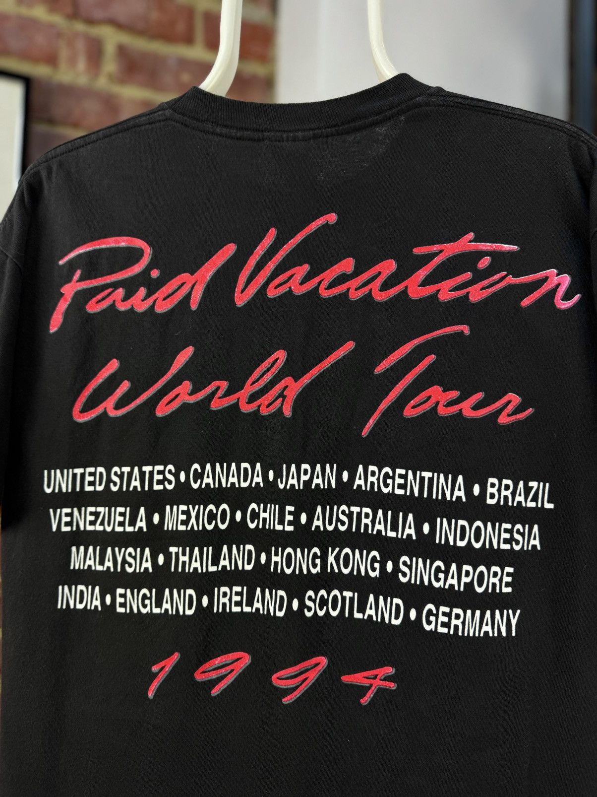 Vintage Richard Marx 1994 Paid Vacation World Tour GEM Vintage Shirt Size US M / EU 48-50 / 2 - 15 Thumbnail