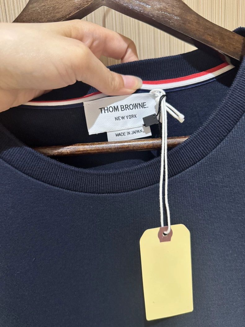 Thom Browne Thom Browne Navy blue short sleeves Size US M / EU 48-50 / 2 - 6 Thumbnail