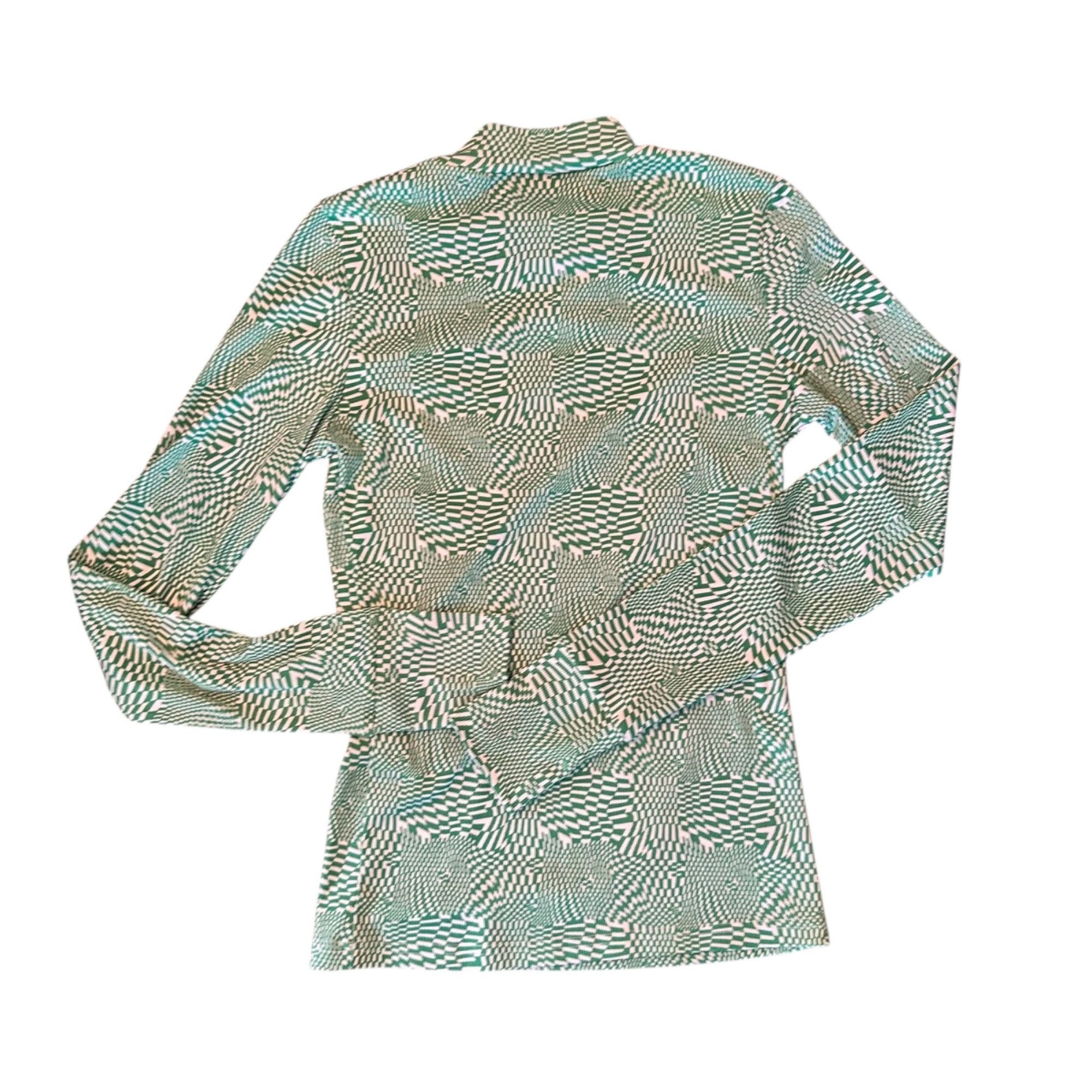 Other llQUAL Abstract Graphic Psychedelic Hypnotic High Neck Top S Size S / US 4 / IT 40 - 8 Thumbnail