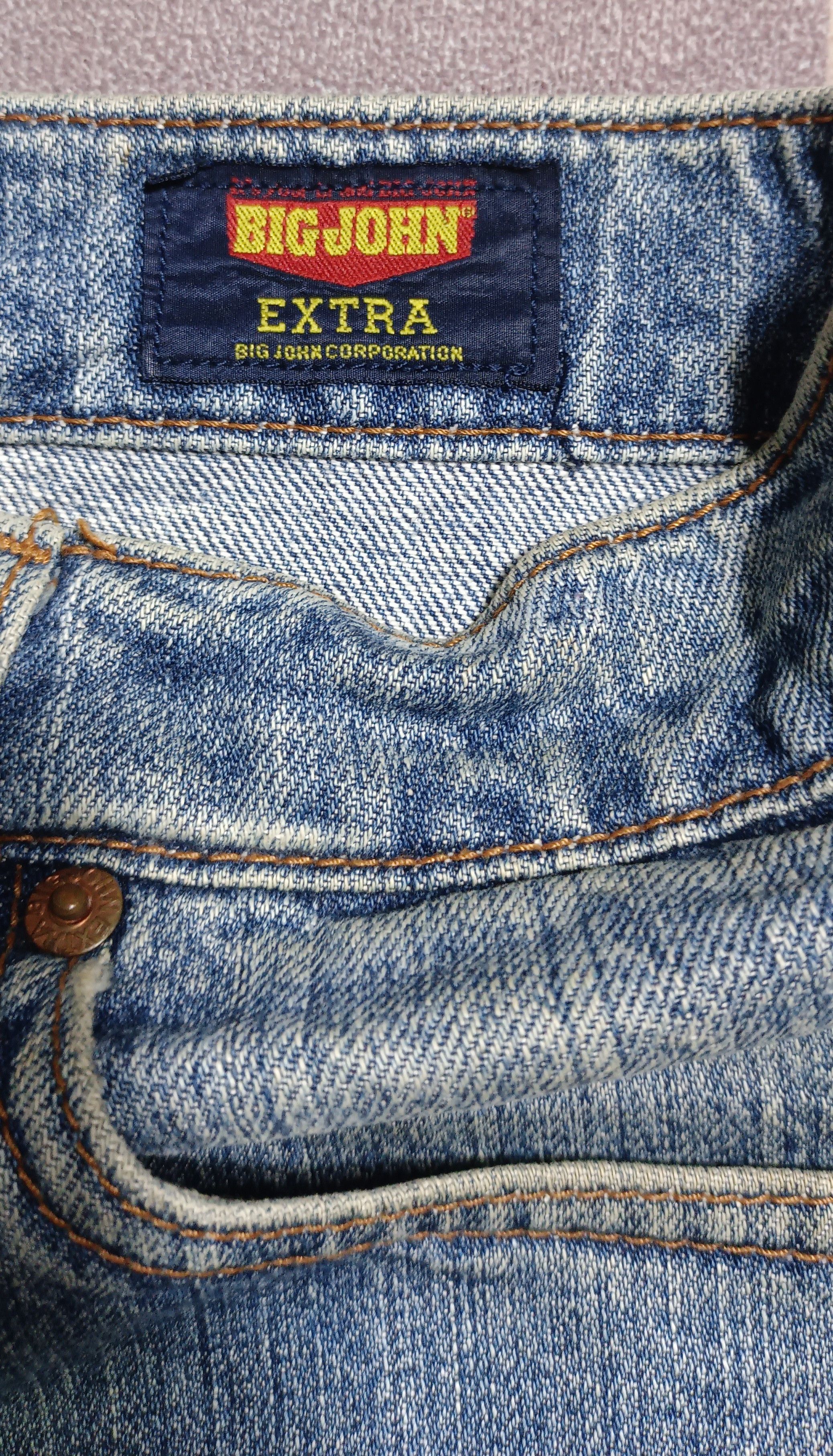 Big John Vintage 💥 Big John Extra Wide Jeans Size US 29 - 6 Thumbnail