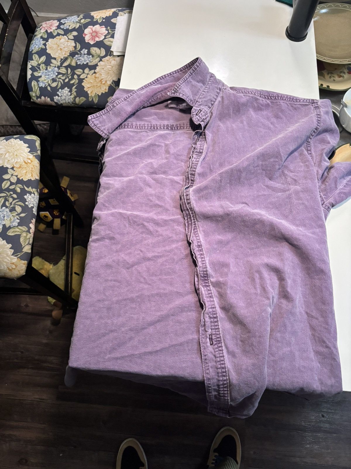 Guess Guess Purple Cut-off Tee Size US XL / EU 56 / 4 - 4 Thumbnail