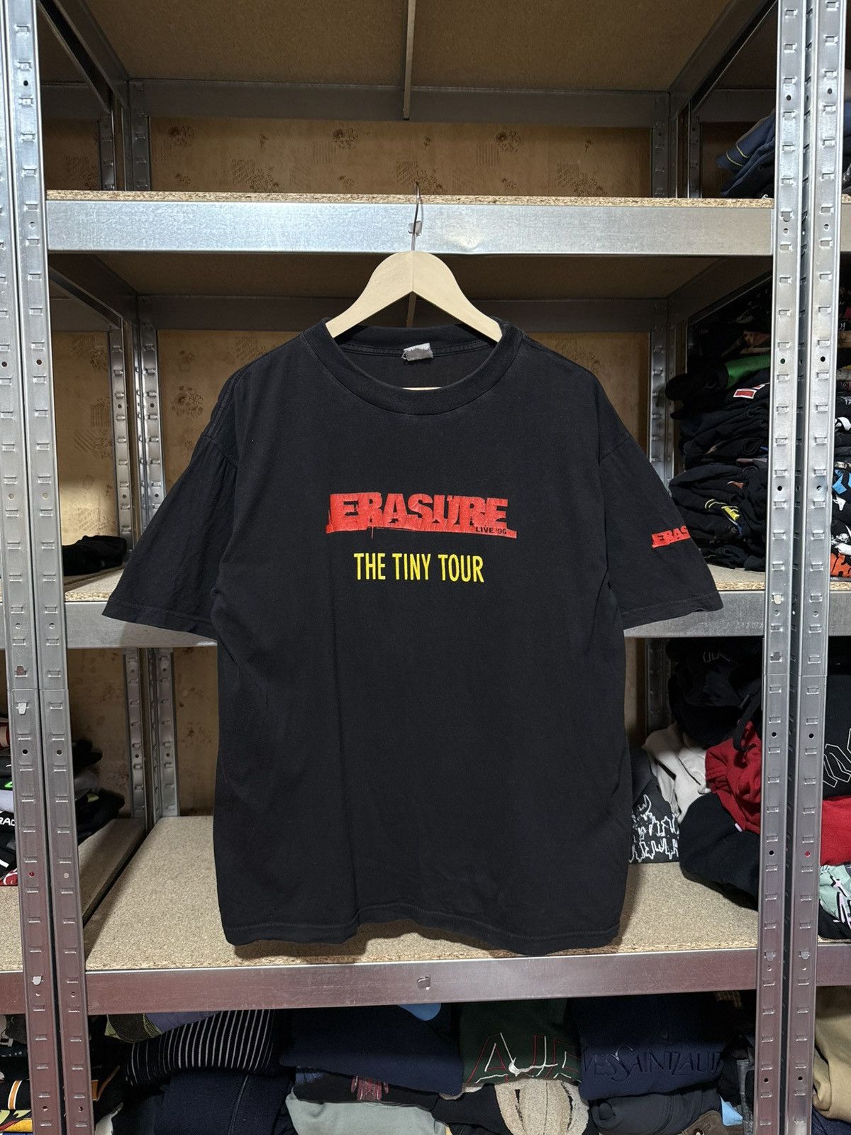 Band Tees × Vintage Vintage Erasure The Tiny Tour 1996 Rock Band Retro T-Shirt Size US XL / EU 56 / 4 - 1 Thumbnail