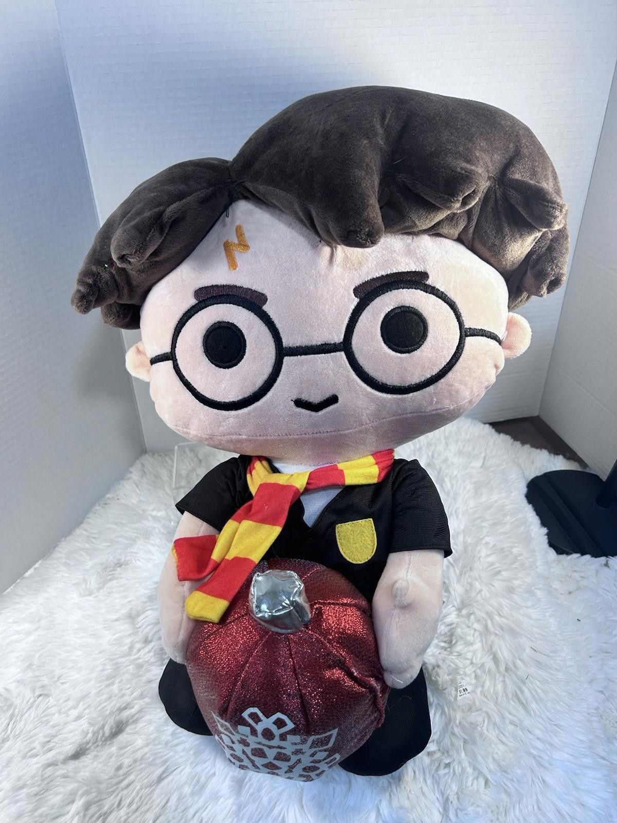 Gemma.H Uomo Harry Potter 20" Plush Yellow Scar Christmas Bulb Big HP Size ONE SIZE - 5 Thumbnail
