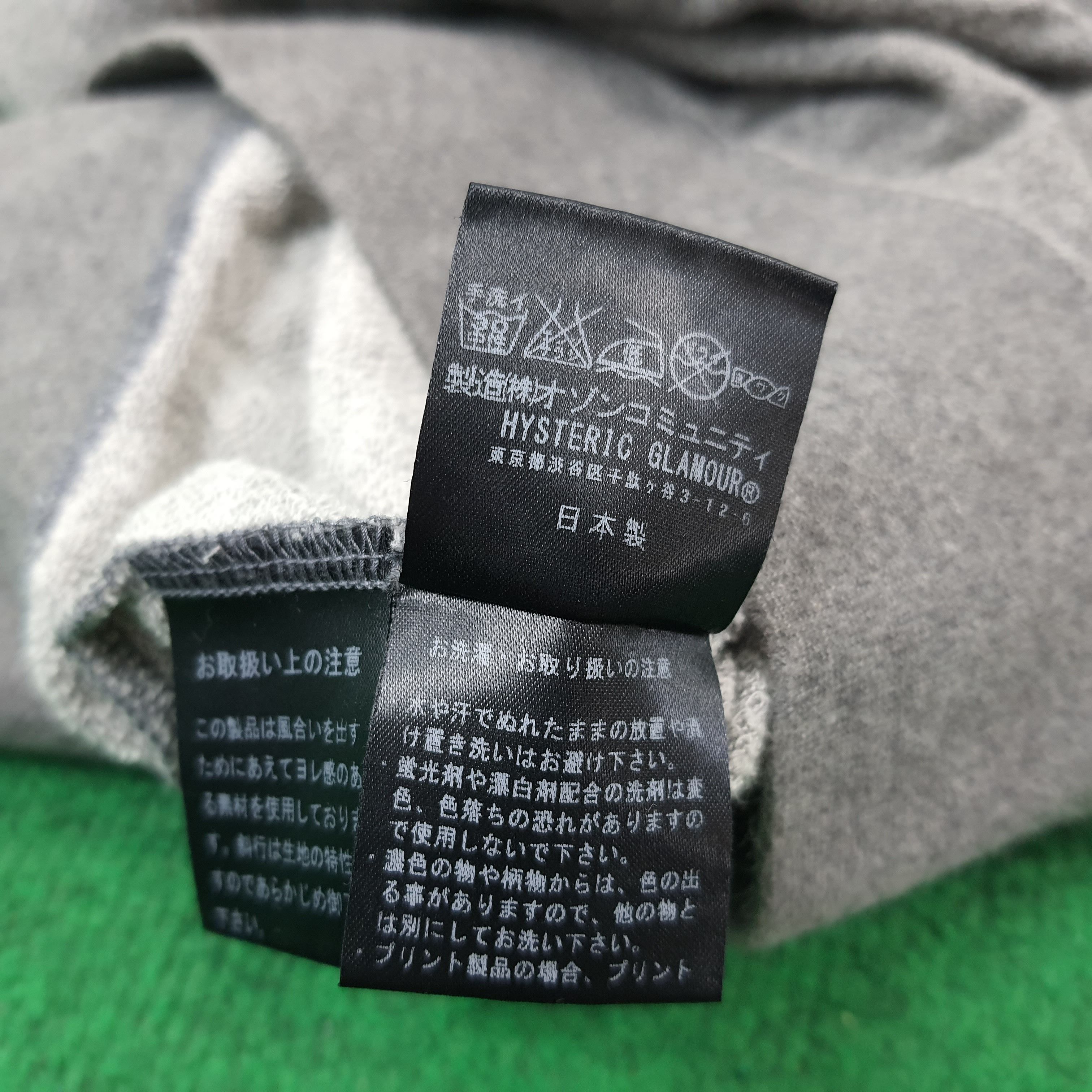 Hysteric Glamour Vintage Hysteric Glamour Streetwear Brand Hoodie C242N20 Size XS / US 0-2 / IT 36-38 - 7 Thumbnail