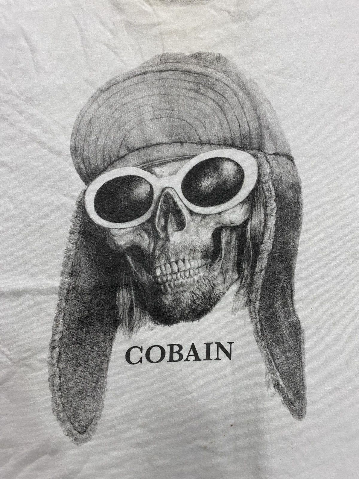 Bias BIAS Number Nine cobain skull punk tee Size US M / EU 48-50 / 2 - 2 Thumbnail