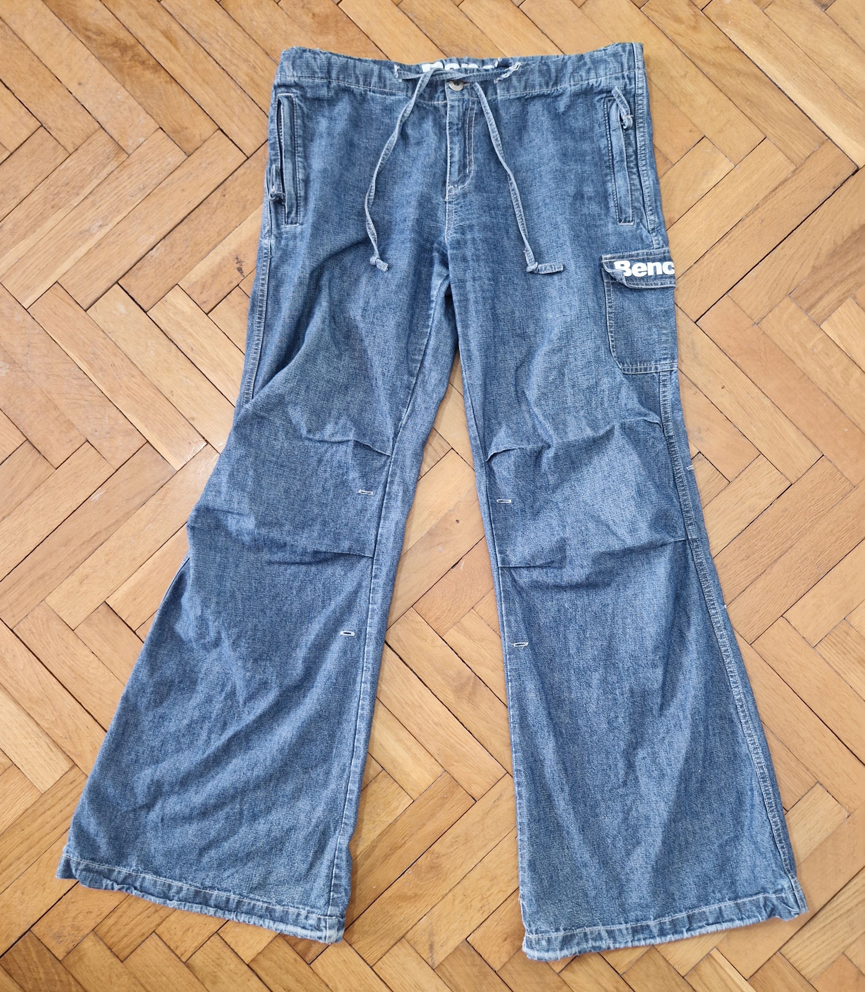 Bench Bench. y2k flare denim pants Size 28" / US 6 / IT 42 - 1 Thumbnail