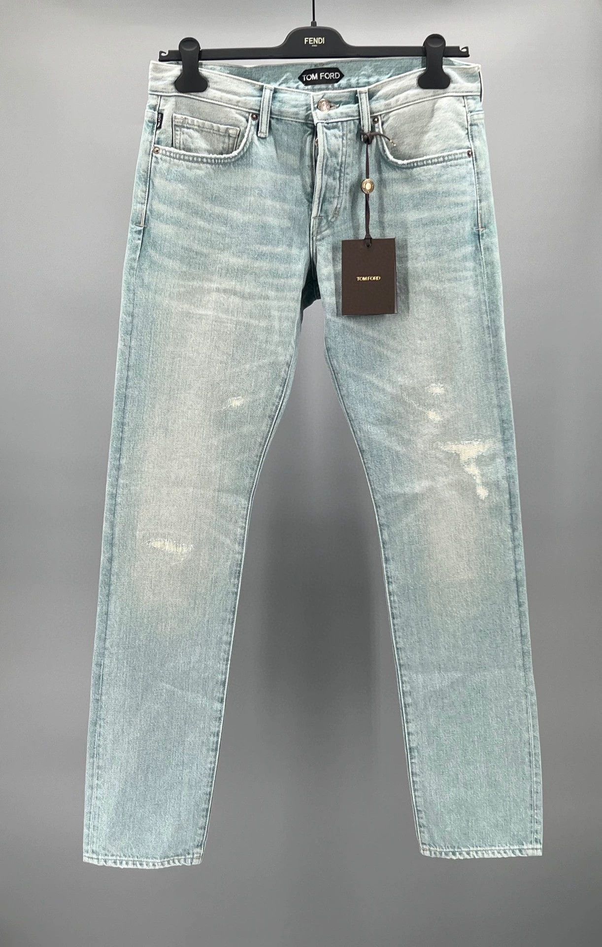 tom ford men’s patchwork denim pants