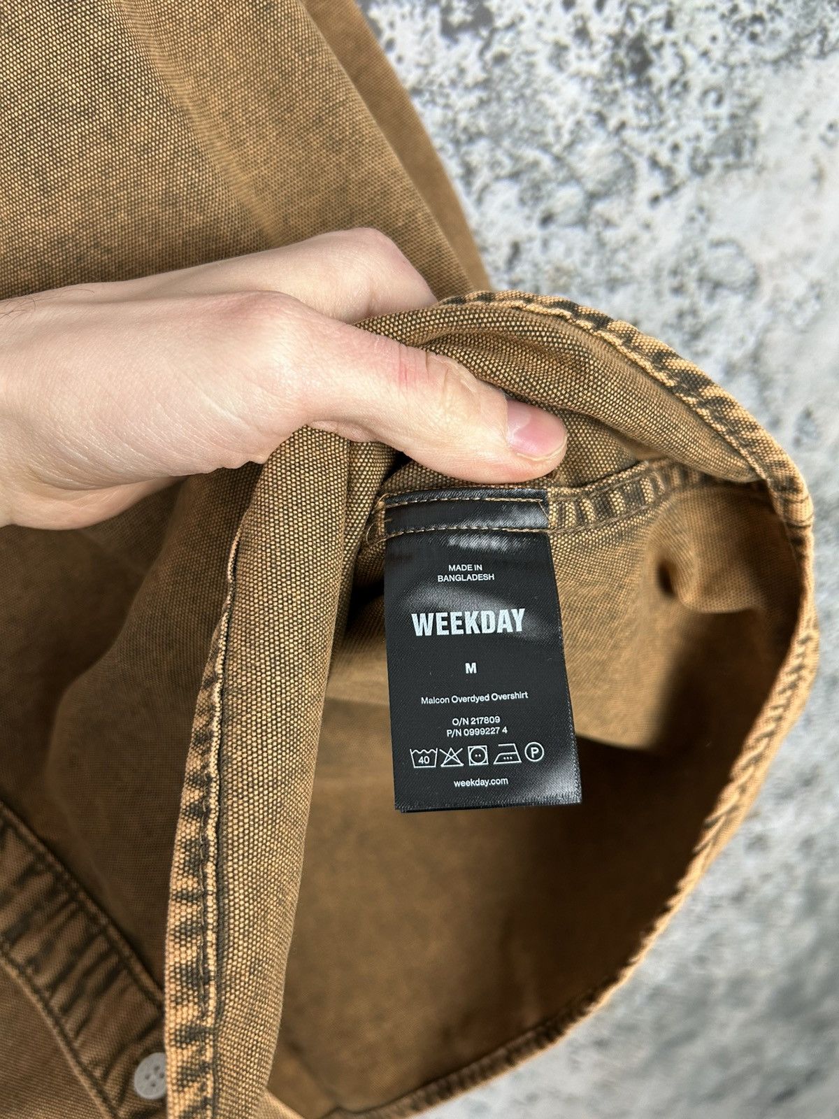 Weekday Weekday Malcon Overdyed Overshirt Streetwear Skate Rock Size US M / EU 48-50 / 2 - 8 Thumbnail