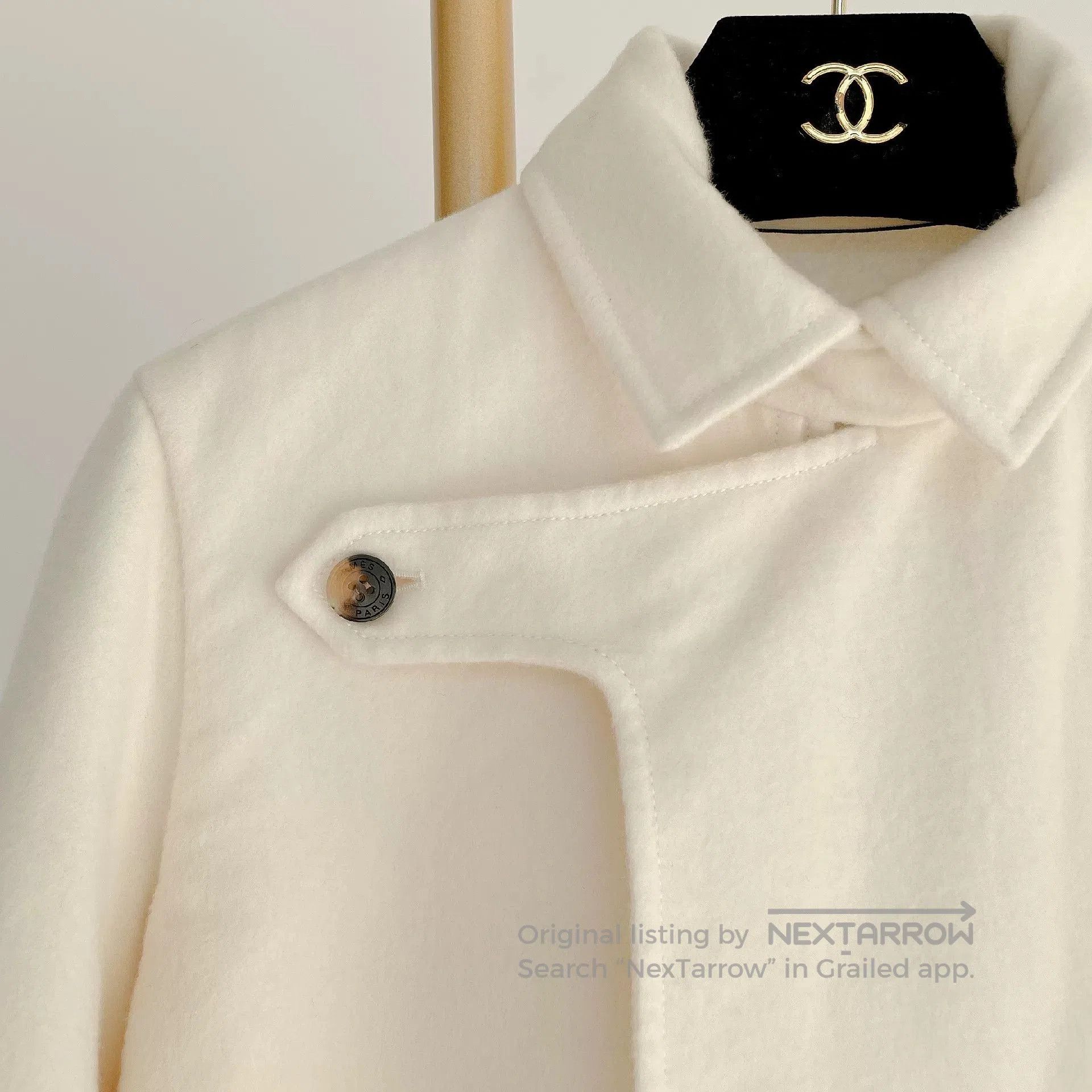Hermes Hermes Double-sided Cashmere Coat. Size US XXS / EU 40 - 3 Thumbnail