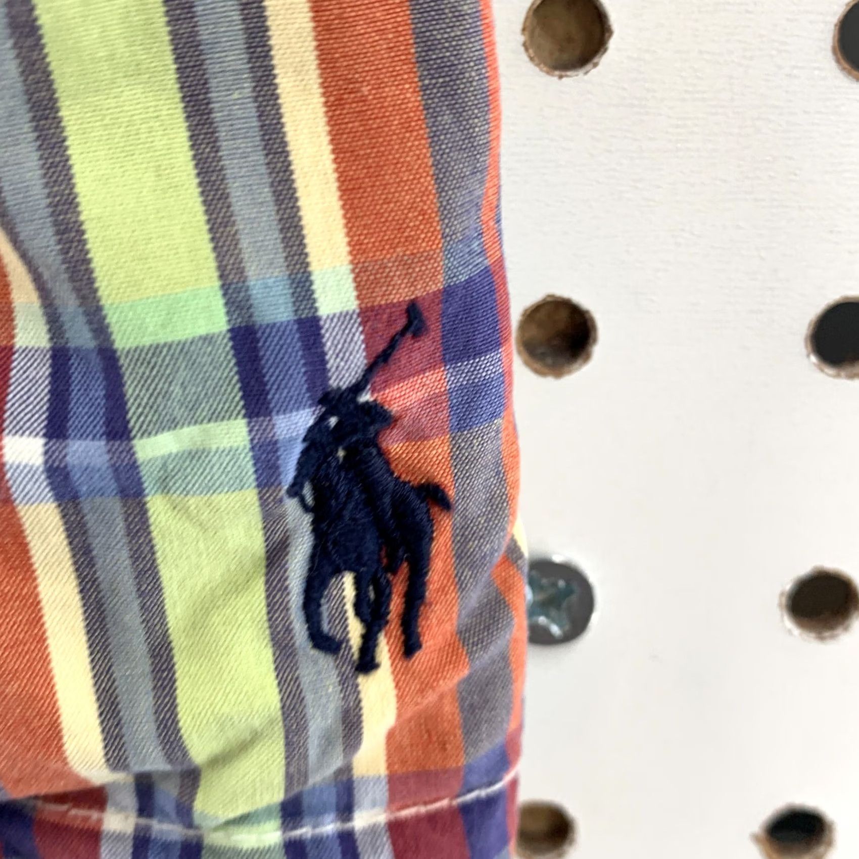Polo Ralph Lauren VINTAGE Polo Ralph Lauren Shorts Reversible Navy Bue Yellow Plaid Pony XL Men Size US XL / EU 56 / 4 - 6 Thumbnail