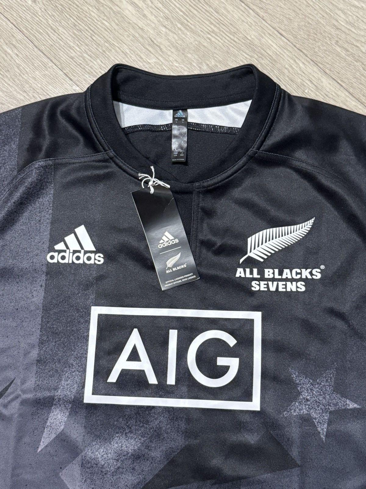 Adidas 🔷Adidas All Blacks New Zeeland Rugby Jersey🔷 Size US L / EU 52-54 / 3 - 3 Thumbnail