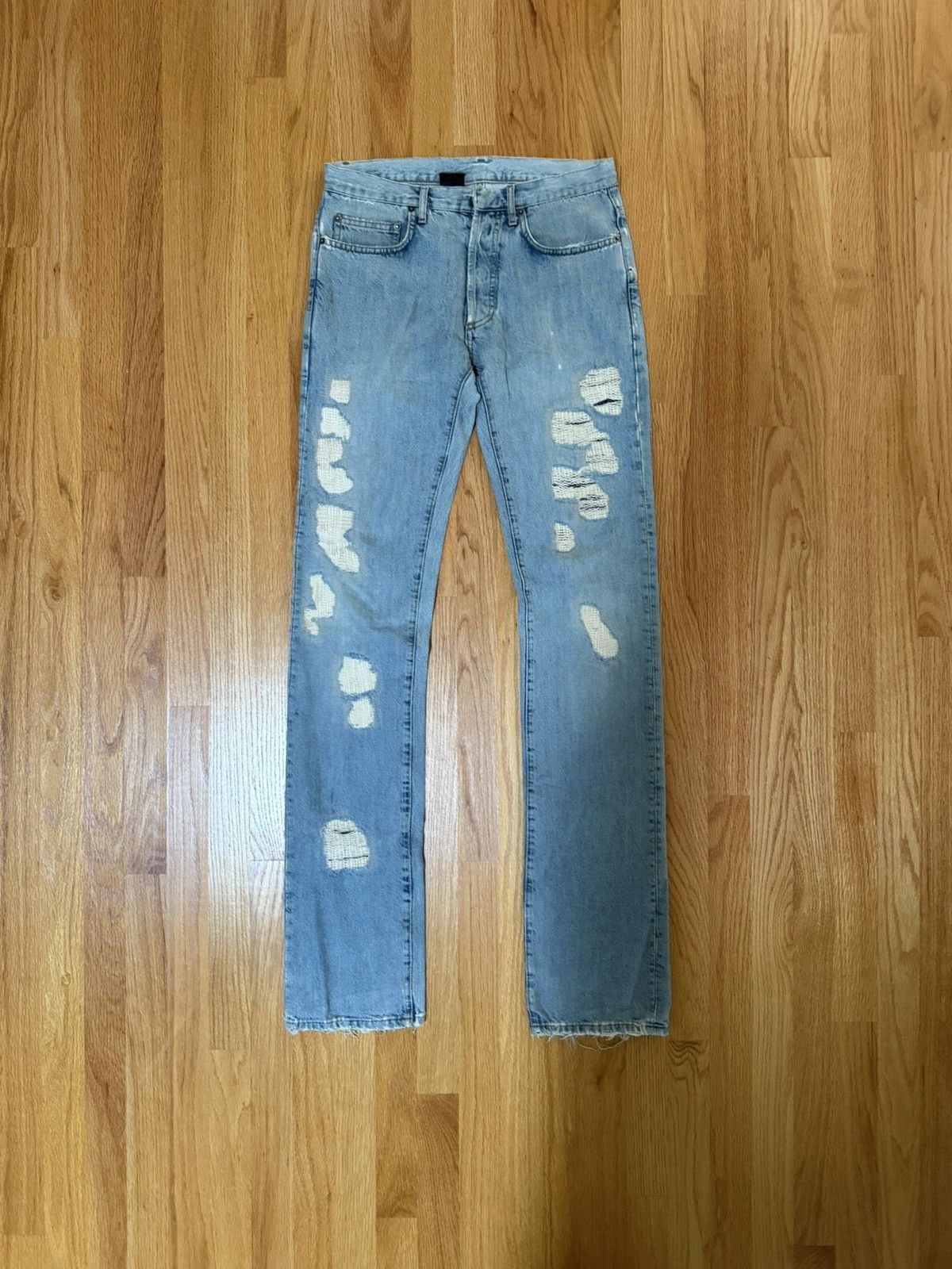 Dior SS06 Crash Denim Size US 28 / EU 44 - 1 Thumbnail