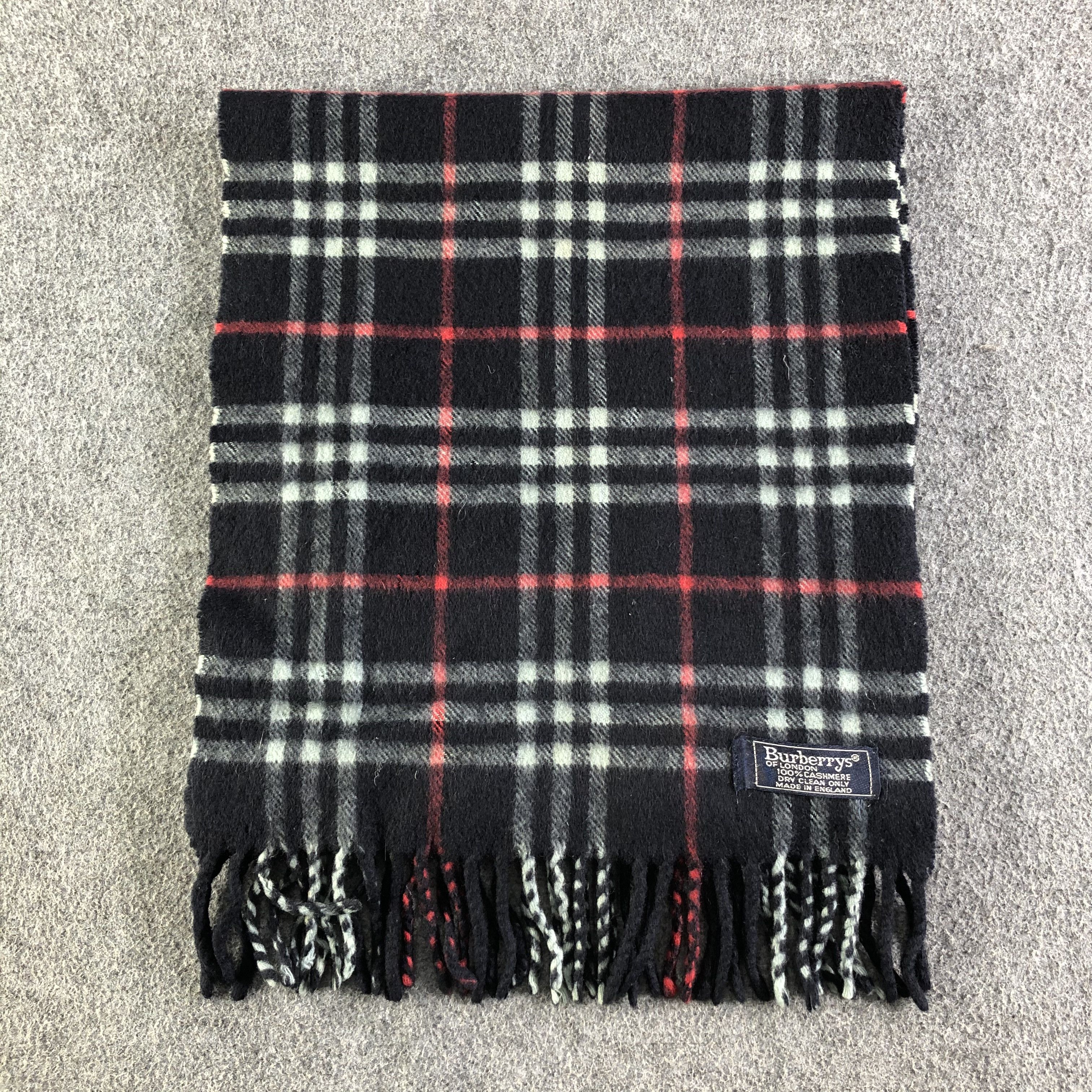 Burberry Burberrys Cashmere Scarf / Muffler / Neckwear P298 Size ONE SIZE - 7 Thumbnail