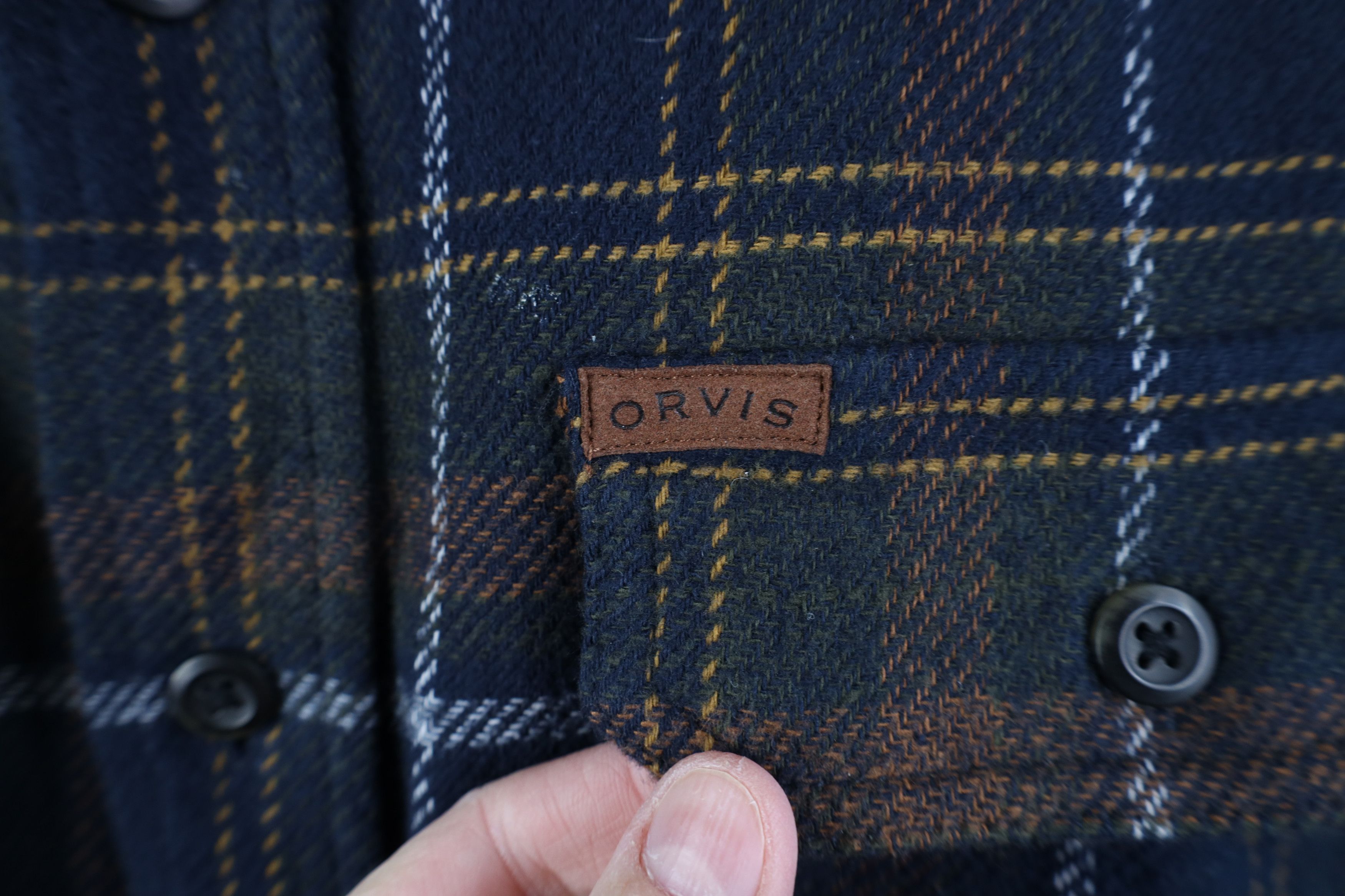 Orvis Vintage Orvis Heavyweight Button Shirt Jacket Jac Shirt Size US XL / EU 56 / 4 - 4 Thumbnail