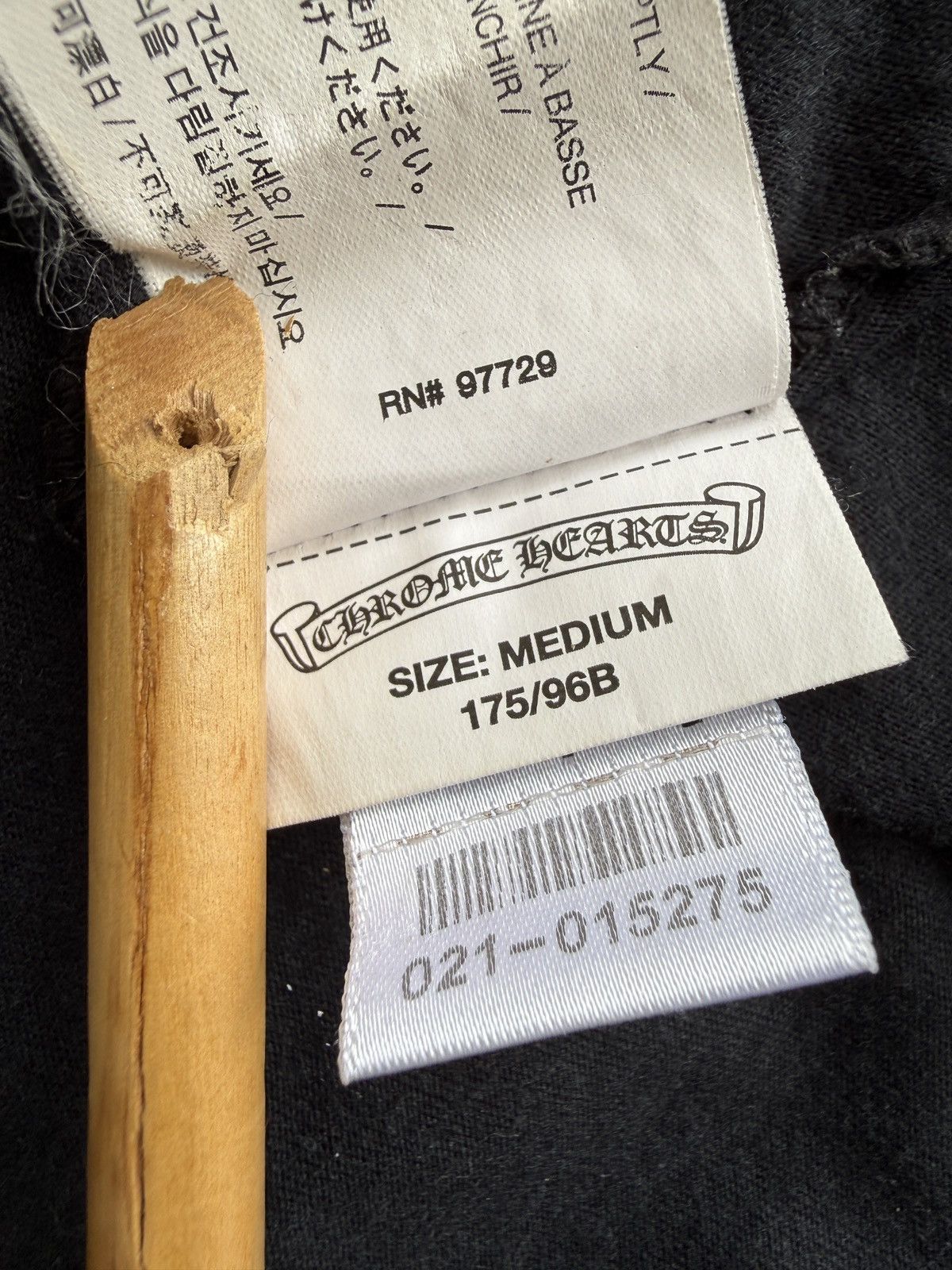 Chrome Hearts Chrome Hearts NYC Exclusive scroll logo tshirt black Size US M / EU 48-50 / 2 - 9 Thumbnail