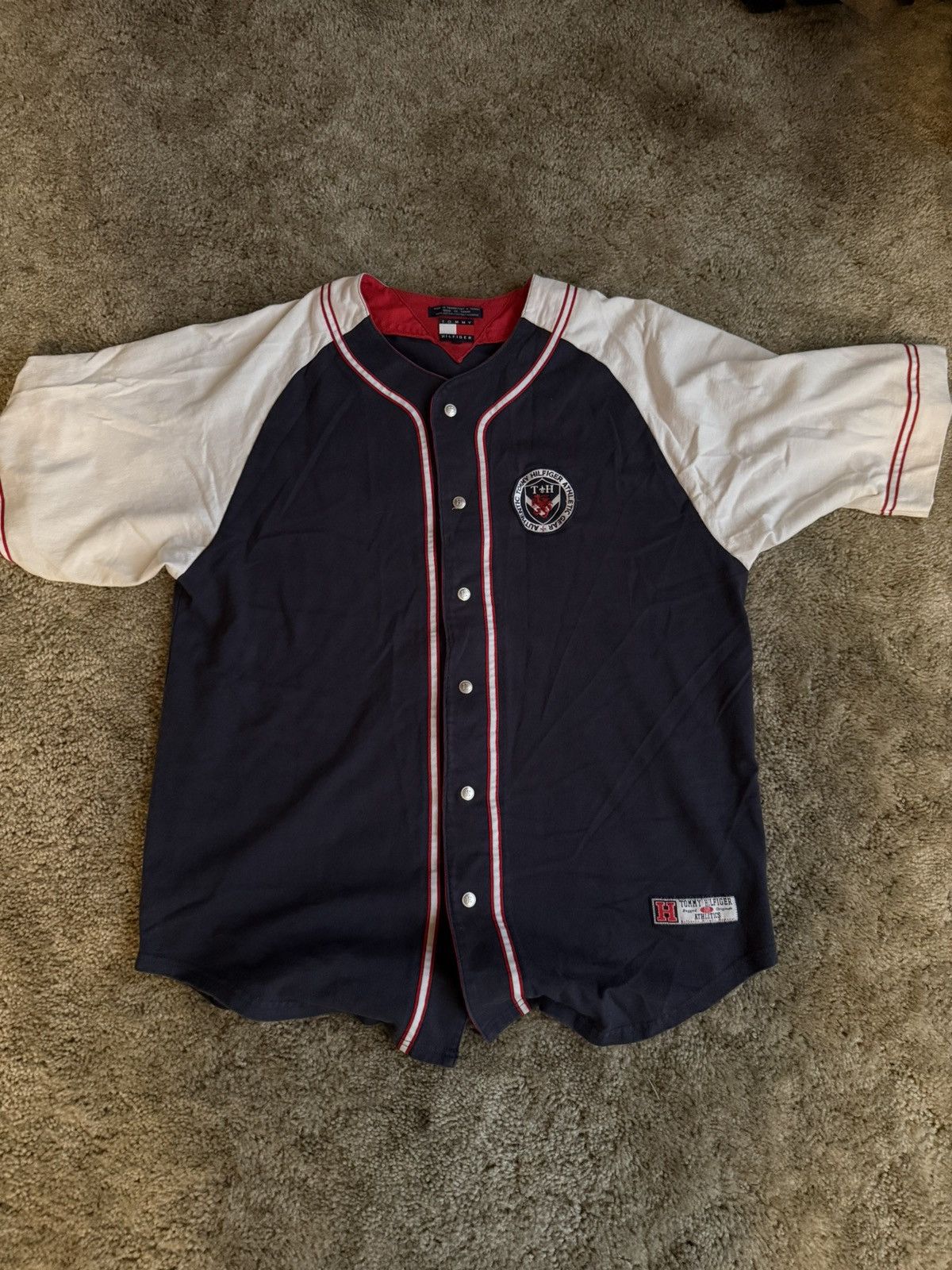 Tommy Hilfiger TOMMY HILFIGER VINTAGE JERSEY Size US XL / EU 56 / 4 - 1 Thumbnail
