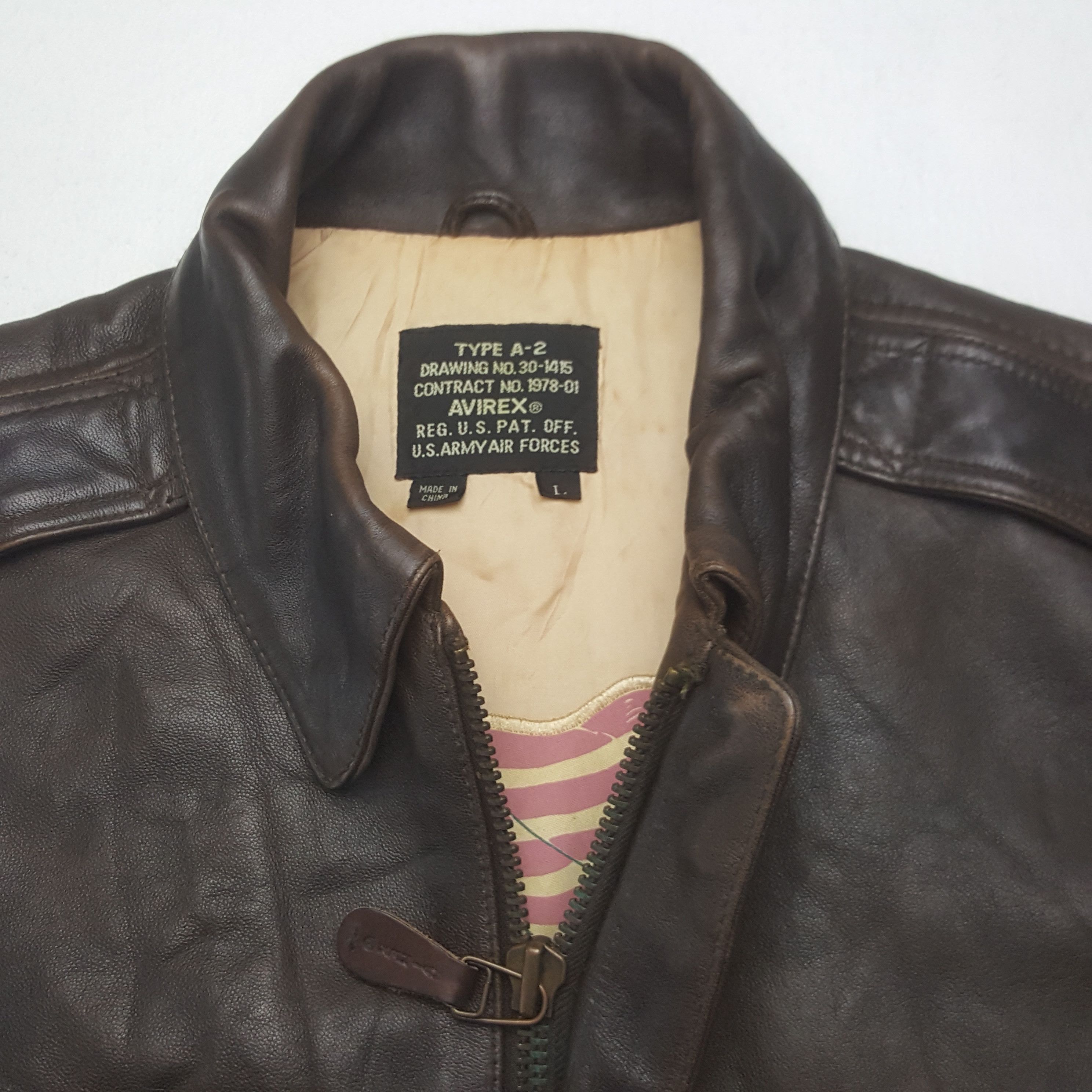 Avirex Vintage Avirex Italy Leather Jacket C311N3 Size US XL / EU 56 / 4 - 5 Thumbnail