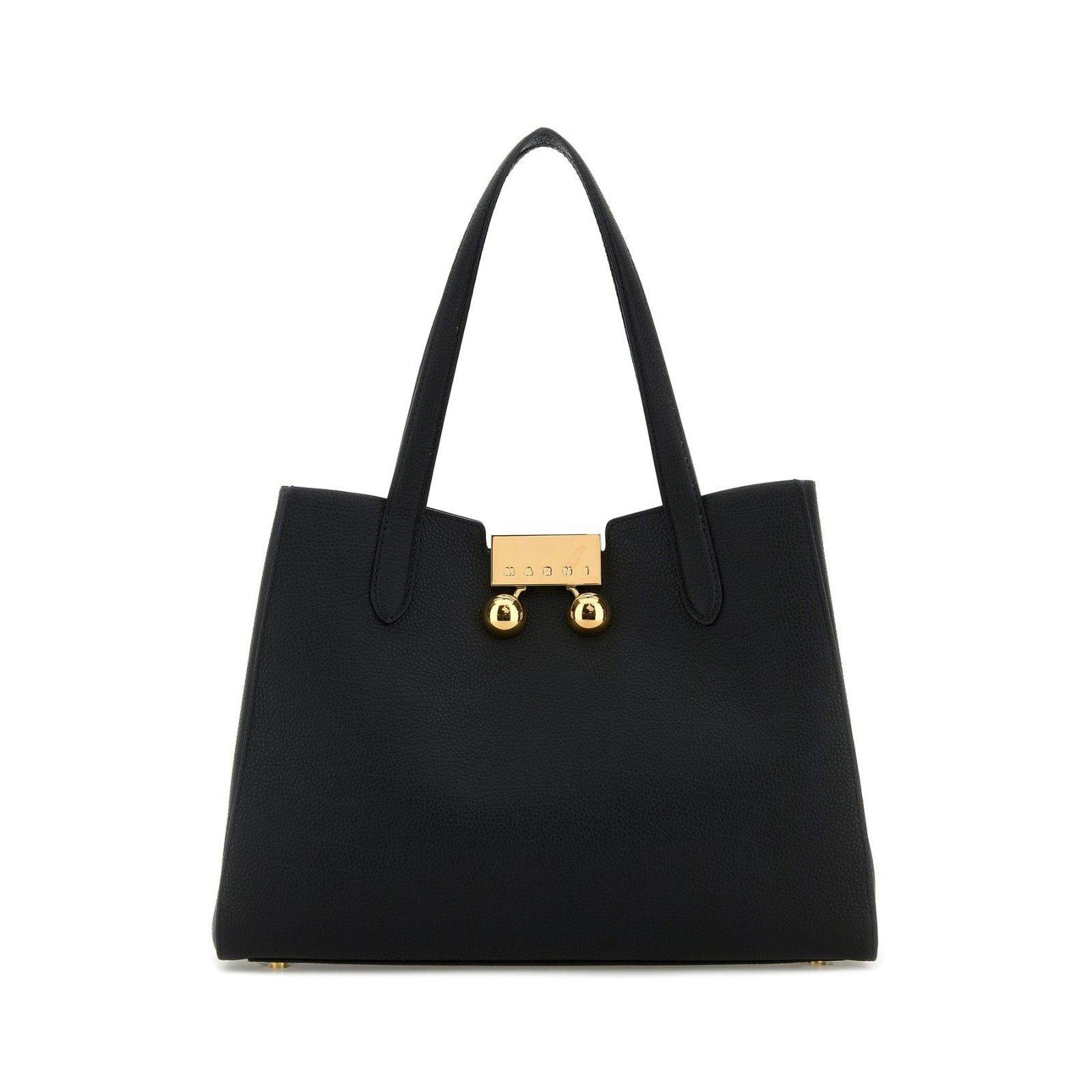Marni MARNI Trunkaroo Black Leather Tote Shoulder Bag New Size ONE SIZE - 1 Thumbnail