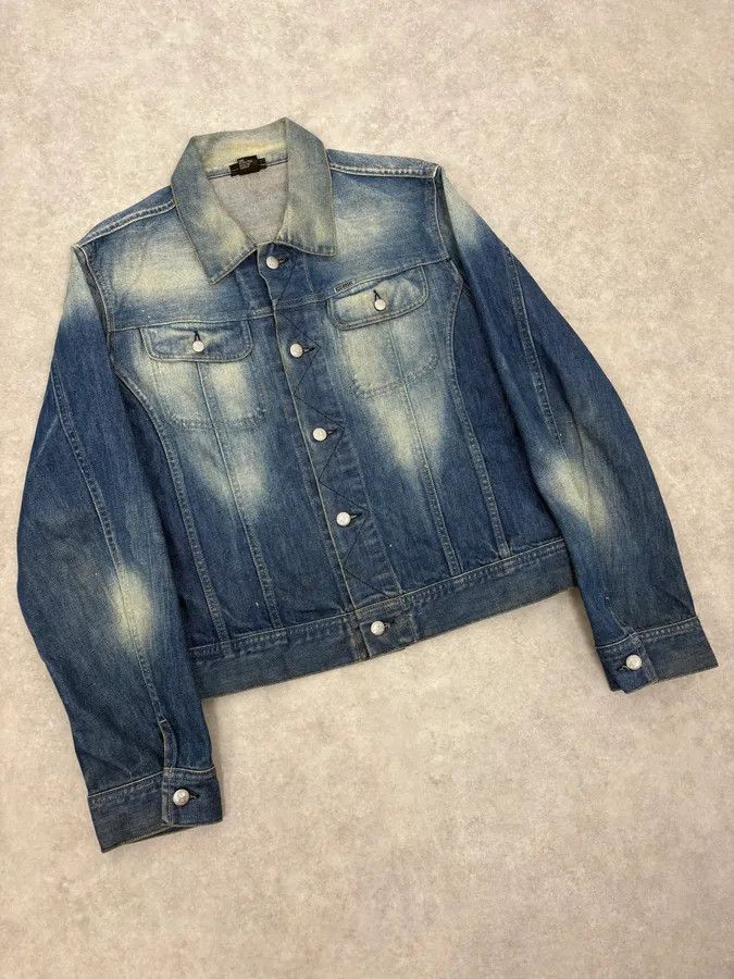 Diesel 2000s Diesel Blue Faded Denim Jacket Size US M / EU 48-50 / 2 - 4 Thumbnail