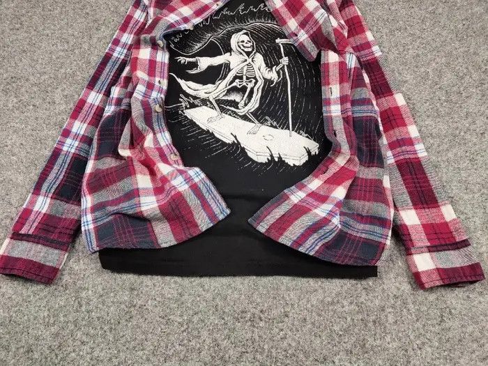 Flannel Vintage Flannel Shirt Checkered Travis Scott Style Hype Size US L / EU 52-54 / 3 - 6 Thumbnail
