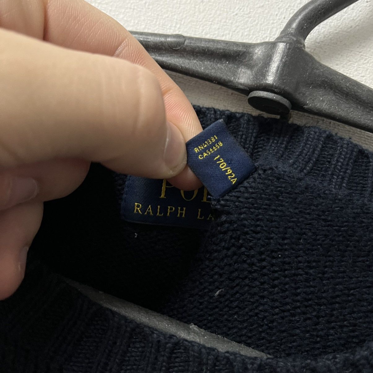 Polo Ralph Lauren Vintage navy blue polo Ralph Lauren Sweater Size US S / EU 44-46 / 1 - 8 Thumbnail