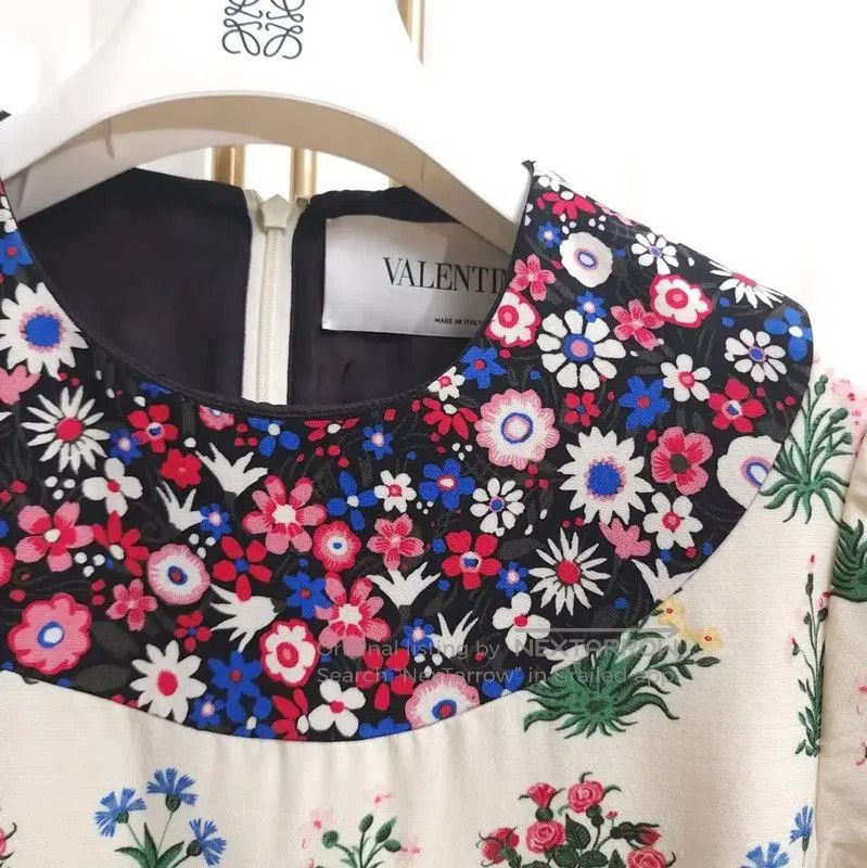 Valentino Valentino Floral Print Short Dress for Women . Size M / US 6-8 / IT 42-44 - 4 Thumbnail