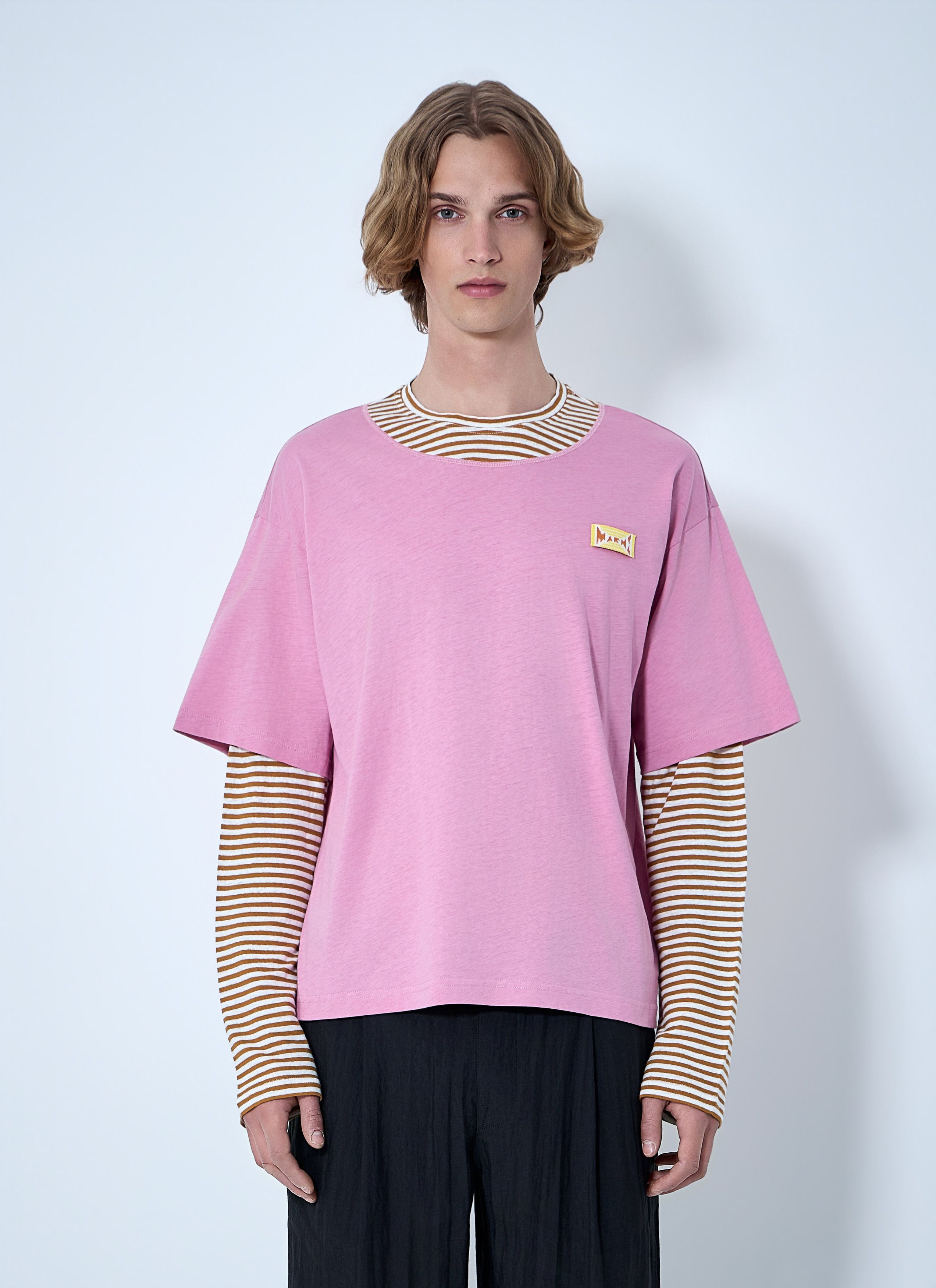 Marni Long-Sleeved T-Shirt Size US L / EU 52-54 / 3 - 1 Thumbnail