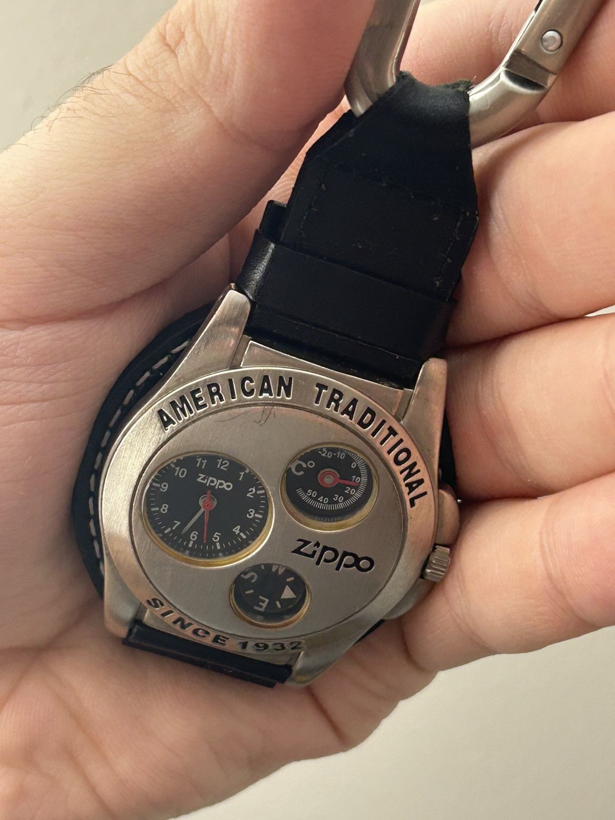 Zippo Zippo Watch Carabiner Temp/Compass Size ONE SIZE - 9 Thumbnail