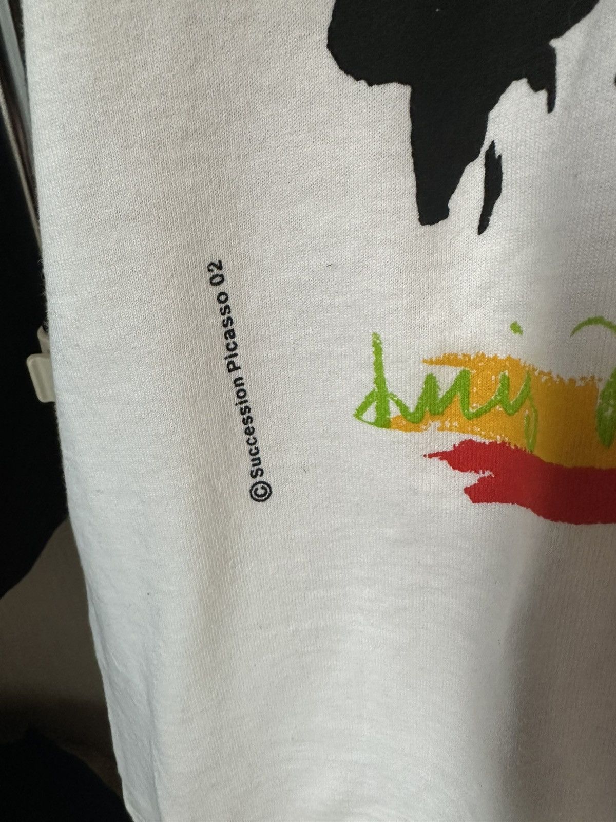 Vintage Vintage 90s Pablo Picasso Rare Design Big Image Tee Size US M / EU 48-50 / 2 - 2 Thumbnail