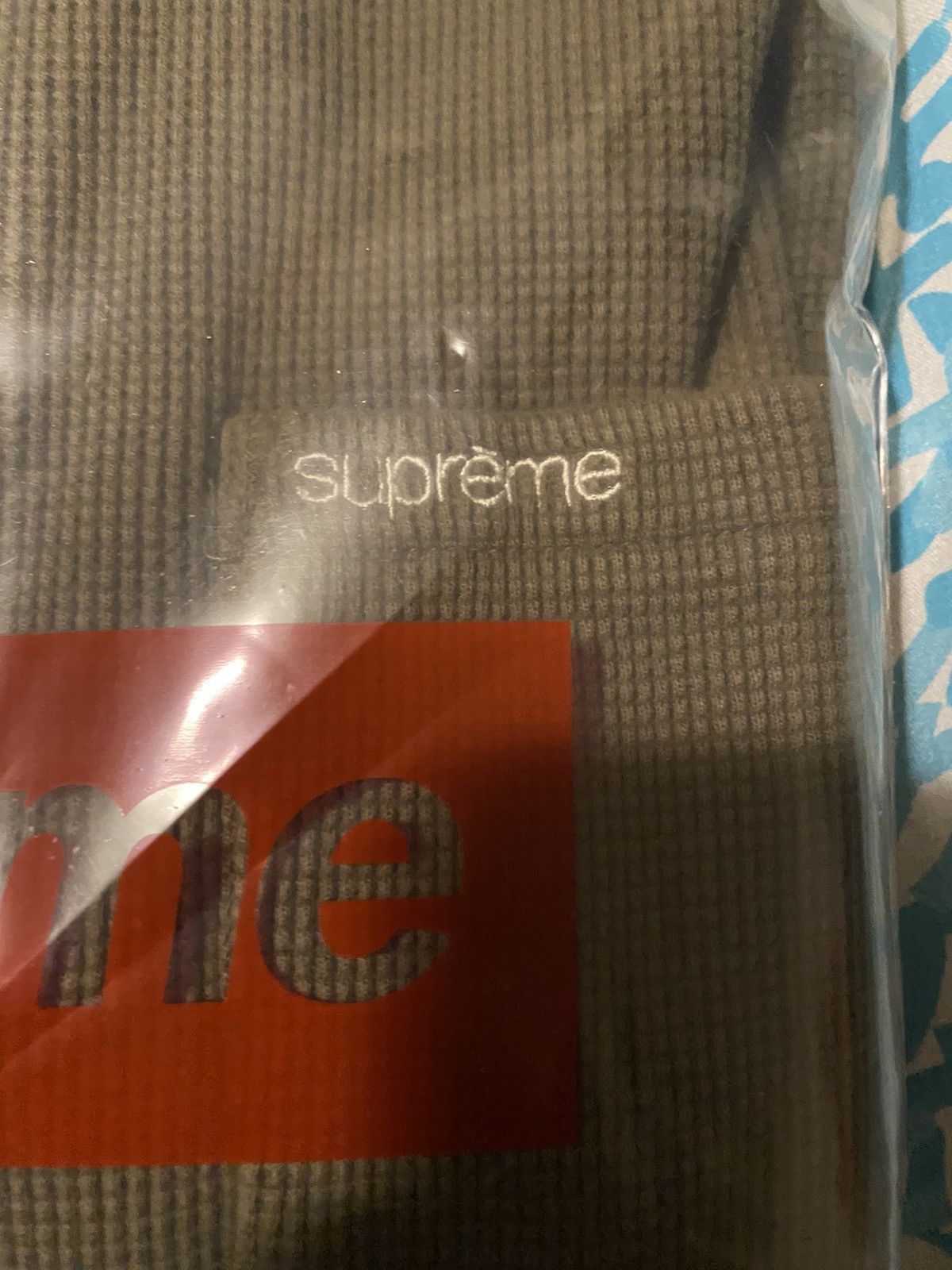 Supreme Supreme Thermal Long Sleeve Polo Olive Size XL Size US XL / EU 56 / 4 - 5 Thumbnail