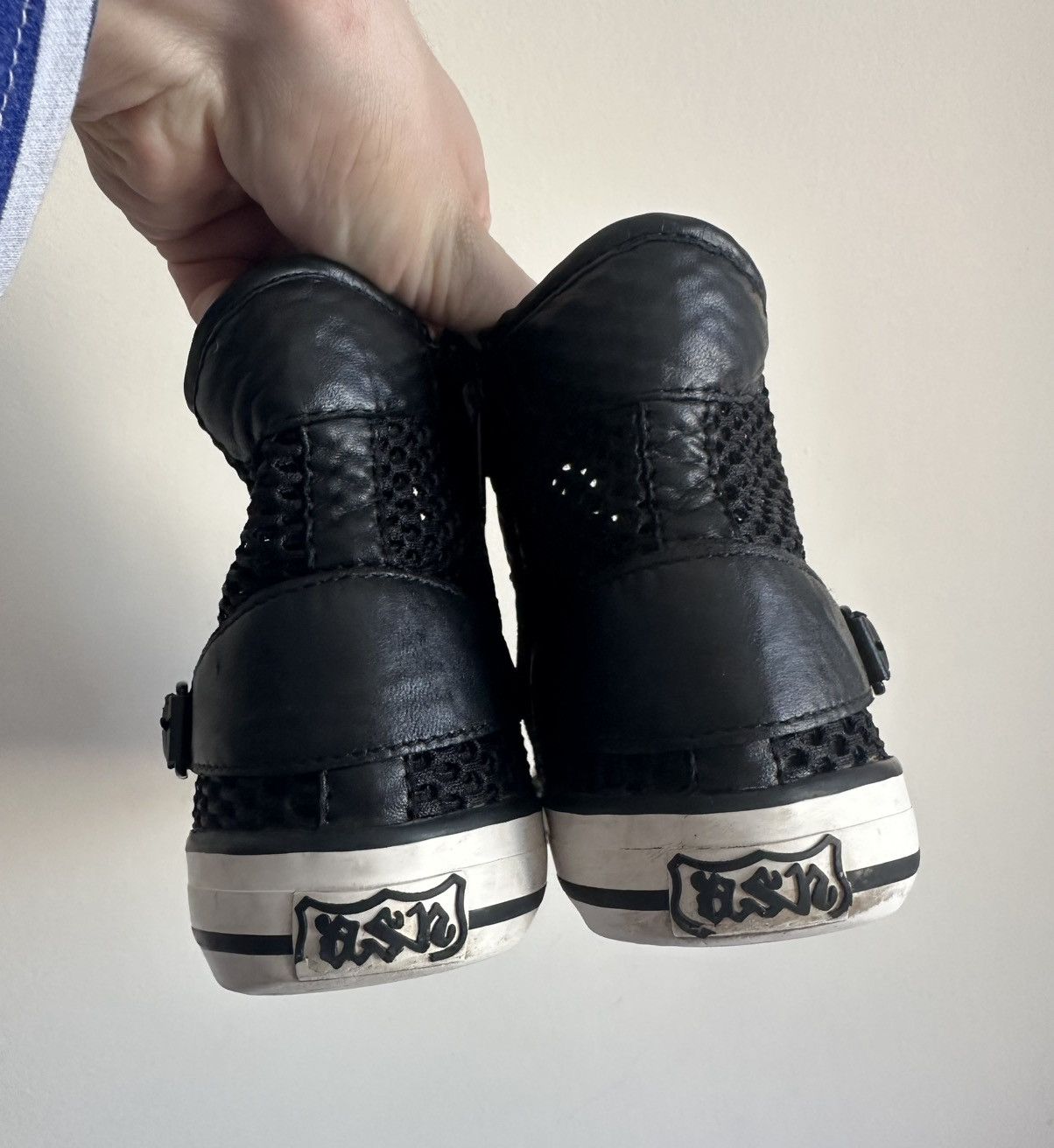 ASH Ash Vanessa mesh hi top strap buckle sneakers Size US 7 / IT 37 - 5 Thumbnail