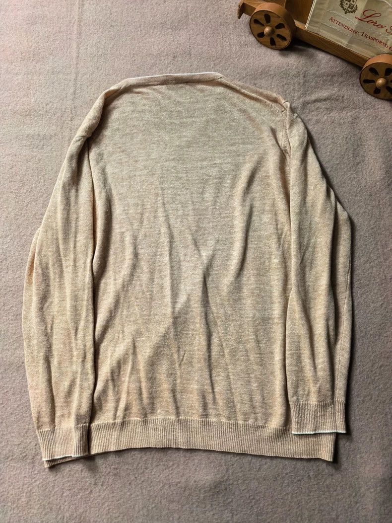 Loro Piana LORO PIANA Cotton and linen knitted shirt Size US XXL / EU 58 / 5 - 2 Thumbnail