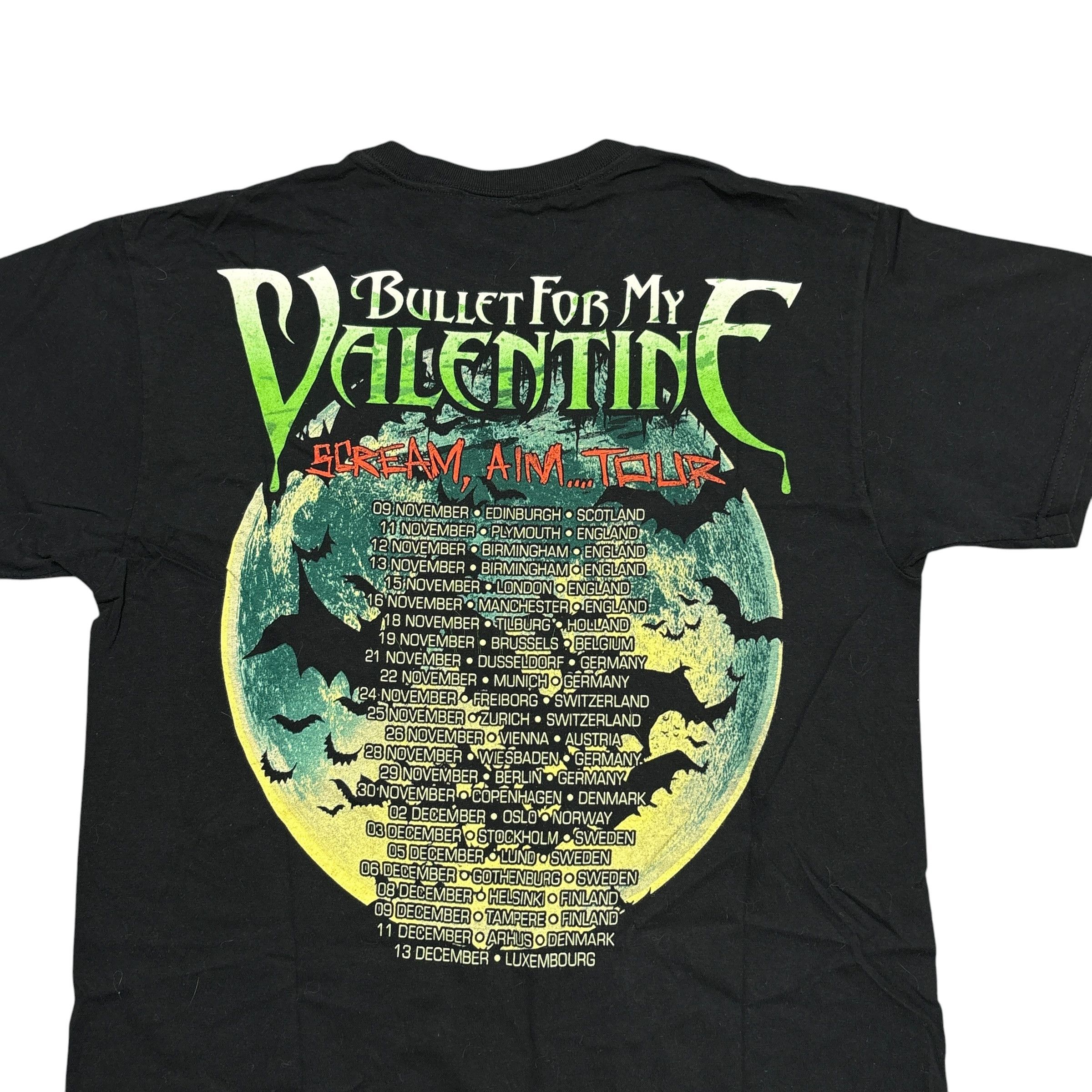Band Tees Vintage Bullet For My Valentine Shirt Y2K Metalcore Band Tee Size US L / EU 52-54 / 3 - 11 Thumbnail