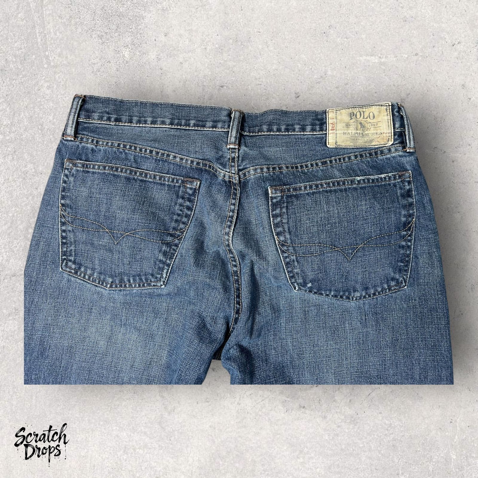 Polo Ralph Lauren Vintage Polo Ralph Lauren Y2K Jeans Size 36x30 Classic Fit Size US 36 / EU 52 - 4 Thumbnail