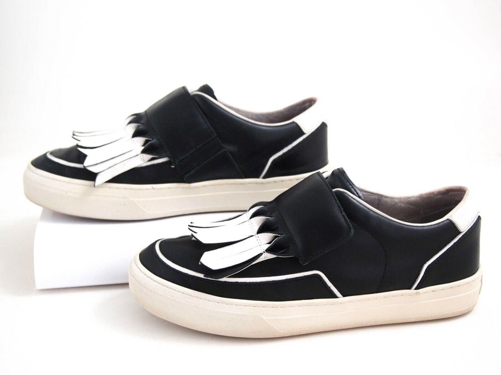 Tod's Tod's Kiltie Fringe Slip On Sneakers Black US 6 EU 36 $580 Size US 6 / IT 36 - 4 Thumbnail
