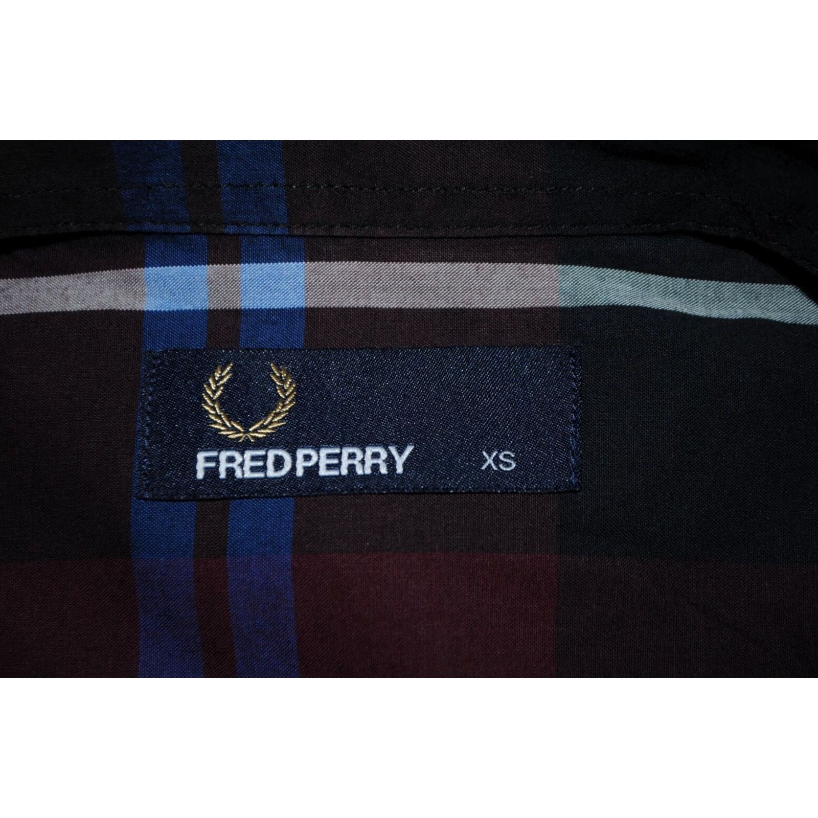 Fred Perry FRED PERRY LARGE CHECK LONG-SLEEVED SHIRT IN BURGUNDY BUTTON DOWN M3265 MENS XS Shirt Mens XS Burgundy Check Long Sleeve Size US XS / EU 42 / 0 - 3 Thumbnail