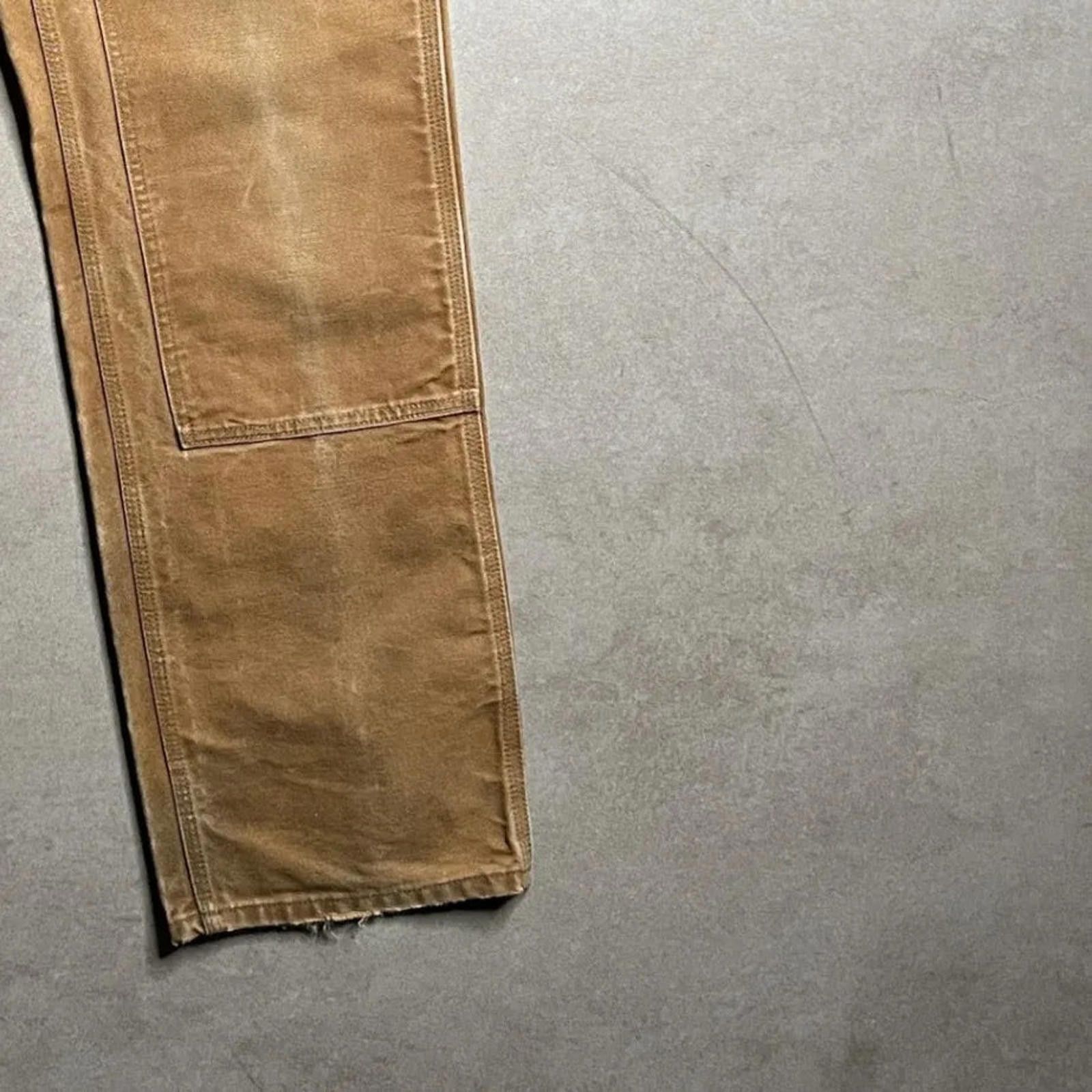 Carhartt Vintage Carhartt Tan Double Knee Pants - 30x32 Size US 30 / EU 46 - 9 Thumbnail