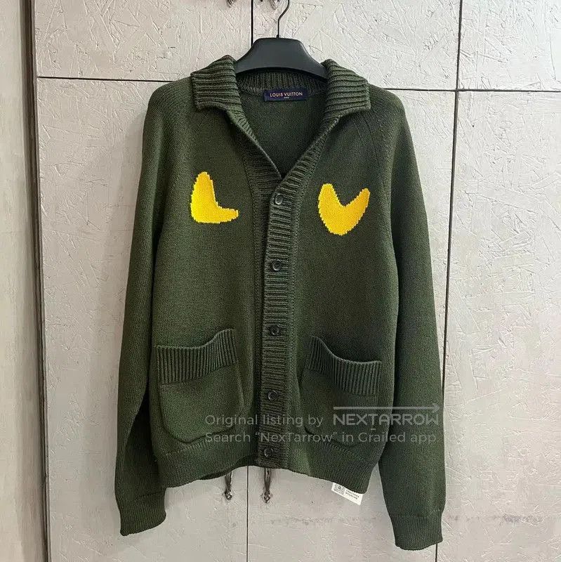 Other Louis Vuitton Green Cashmere Knit Sweater . Size XL / US 12-14 / IT 48-50 - 1 Thumbnail