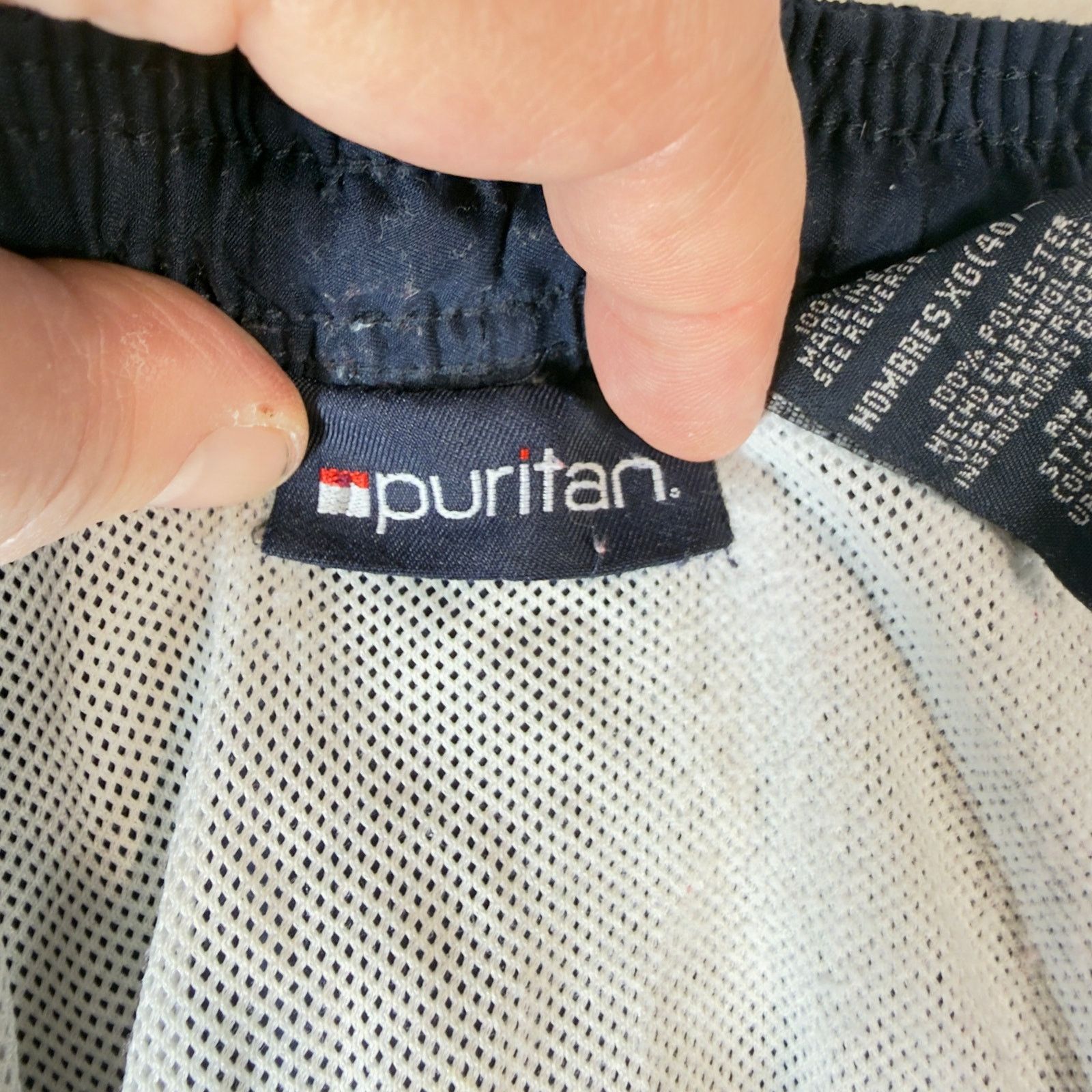 Puritan Puritan Men XL 40/42 Swim Trunk Navy White Sand Resort Print Size US 40 / EU 56 - 4 Thumbnail