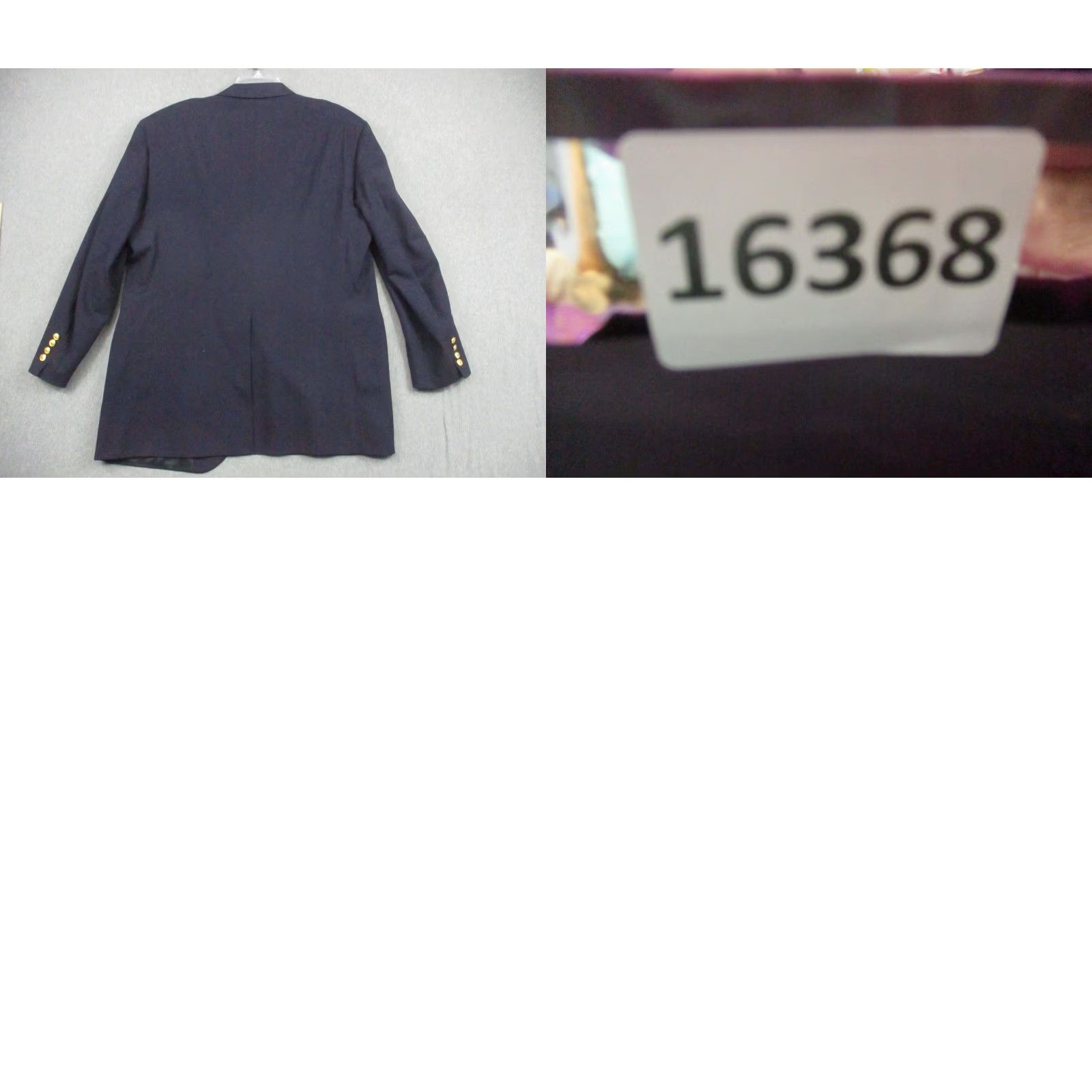 Ralph Lauren VINTAGE Ralph Lauren Polo University Club Blazer Mens 44 Navy Blue Wool Gold Buttons USA Size US XXL / EU 58 / 5 - 10 Thumbnail