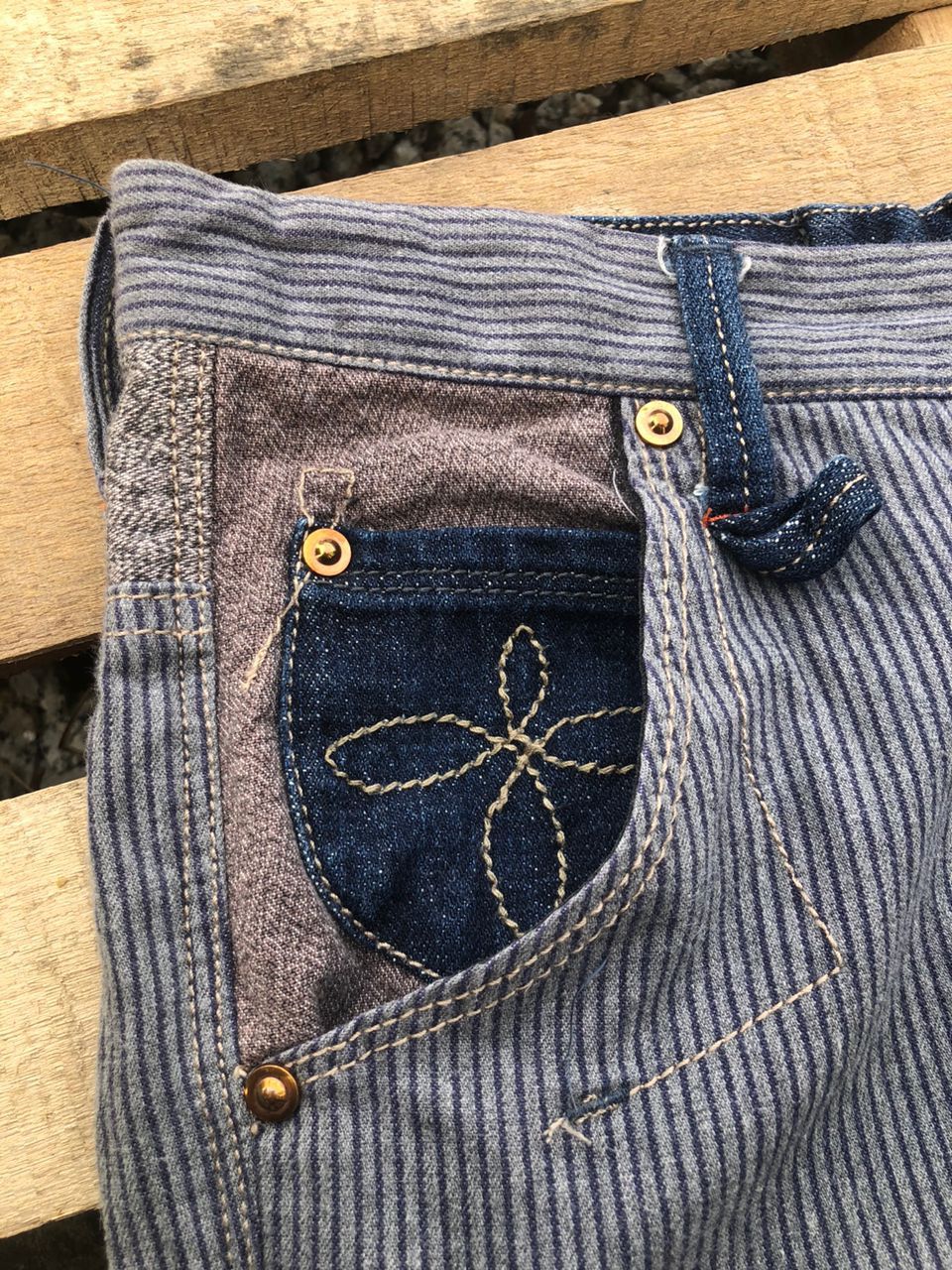 PHENOMENON Phenomenon Hickory Denim Jeans Size 30" / US 8 / IT 44 - 6 Thumbnail