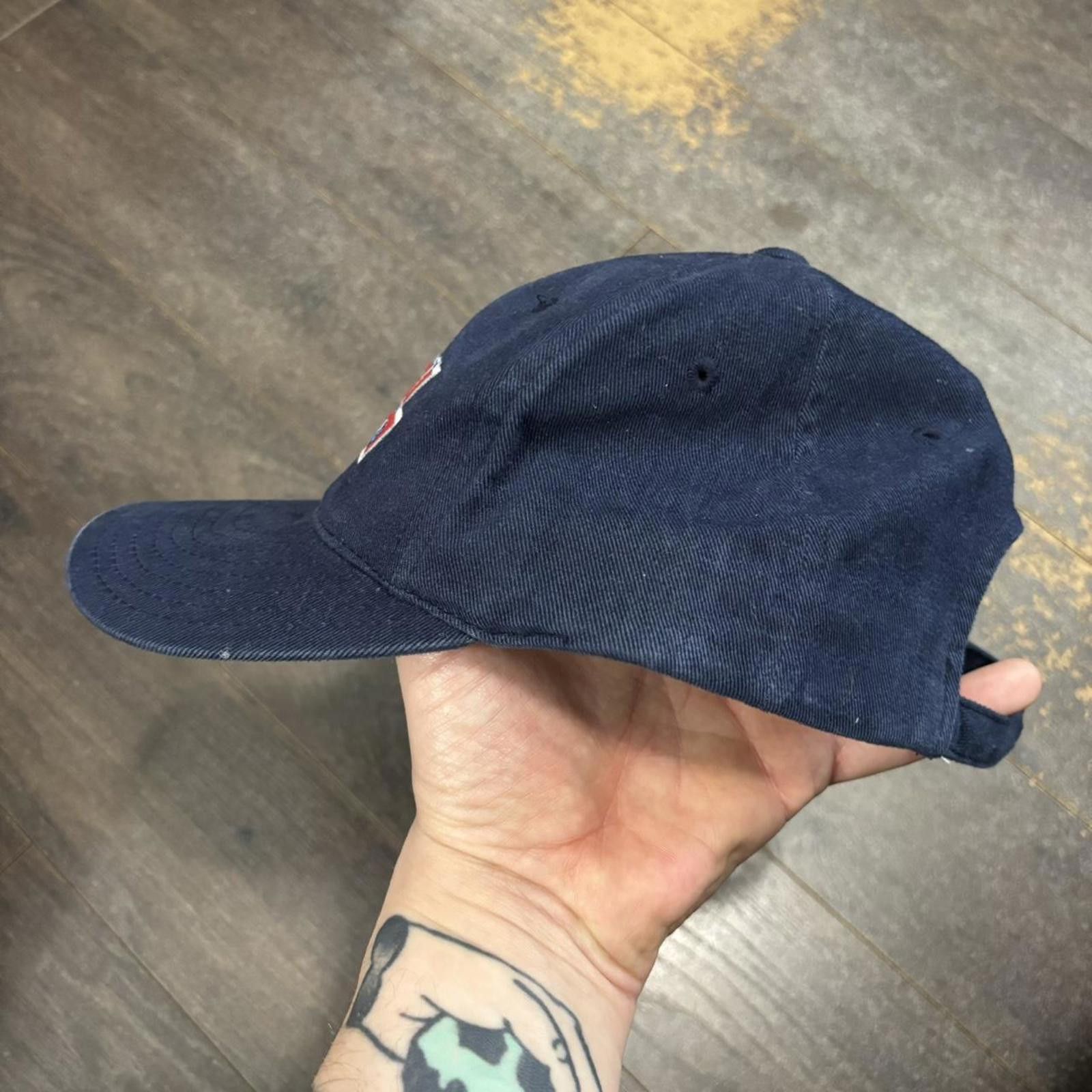 Budweiser vintage bud ice strap back hat 1994 OS Size ONE SIZE - 4 Thumbnail
