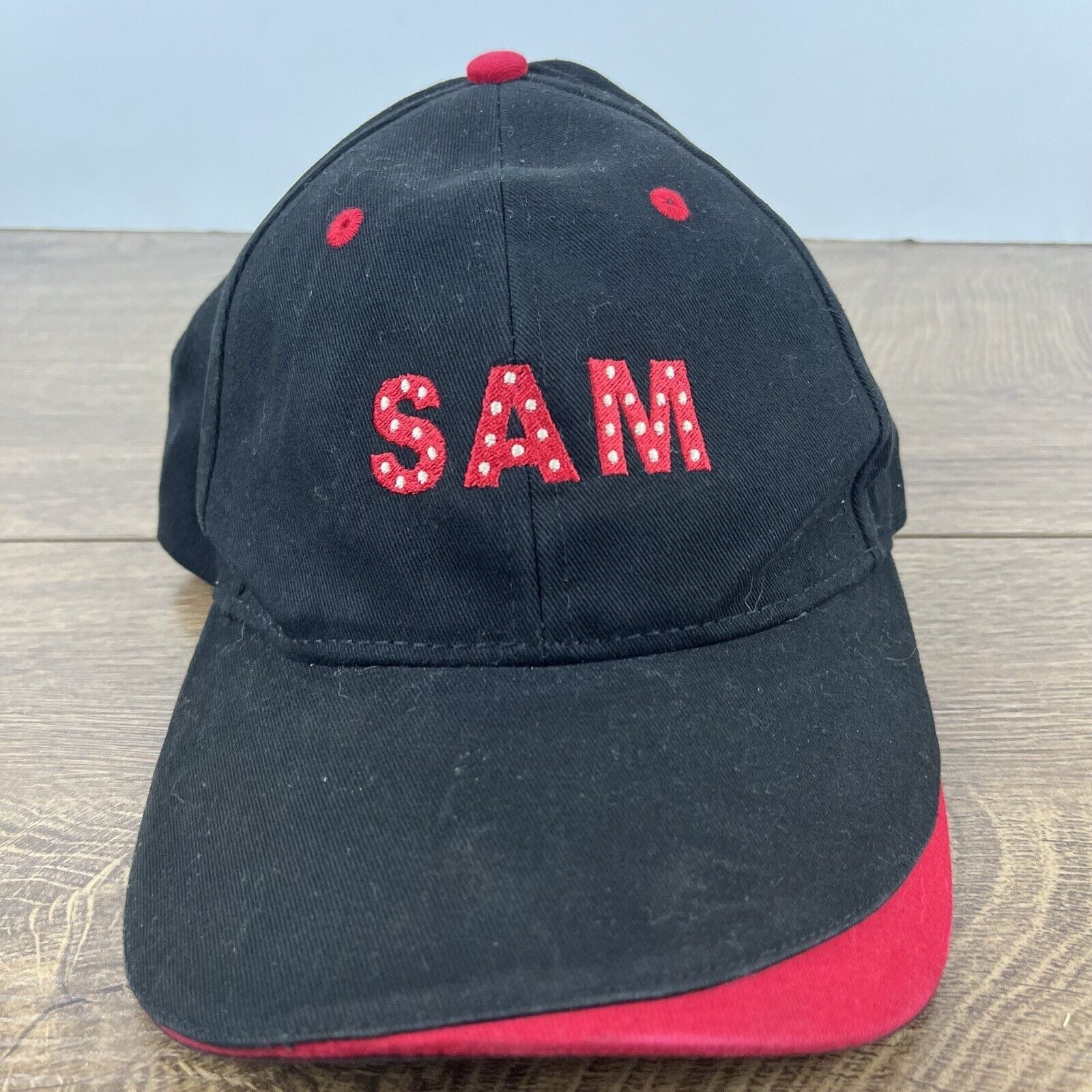 Other Sam Hat SAM Baseball Hat Black Hat Adjustable Black Adult Si Size ONE SIZE - 5 Thumbnail