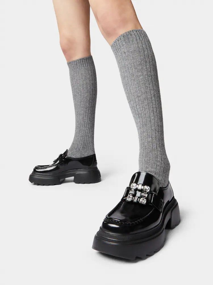 Roger Vivier o1s22i1n0824 Wallaviv Patent Leather Loafers in Black Size US 10 / IT 40 - 8 Thumbnail