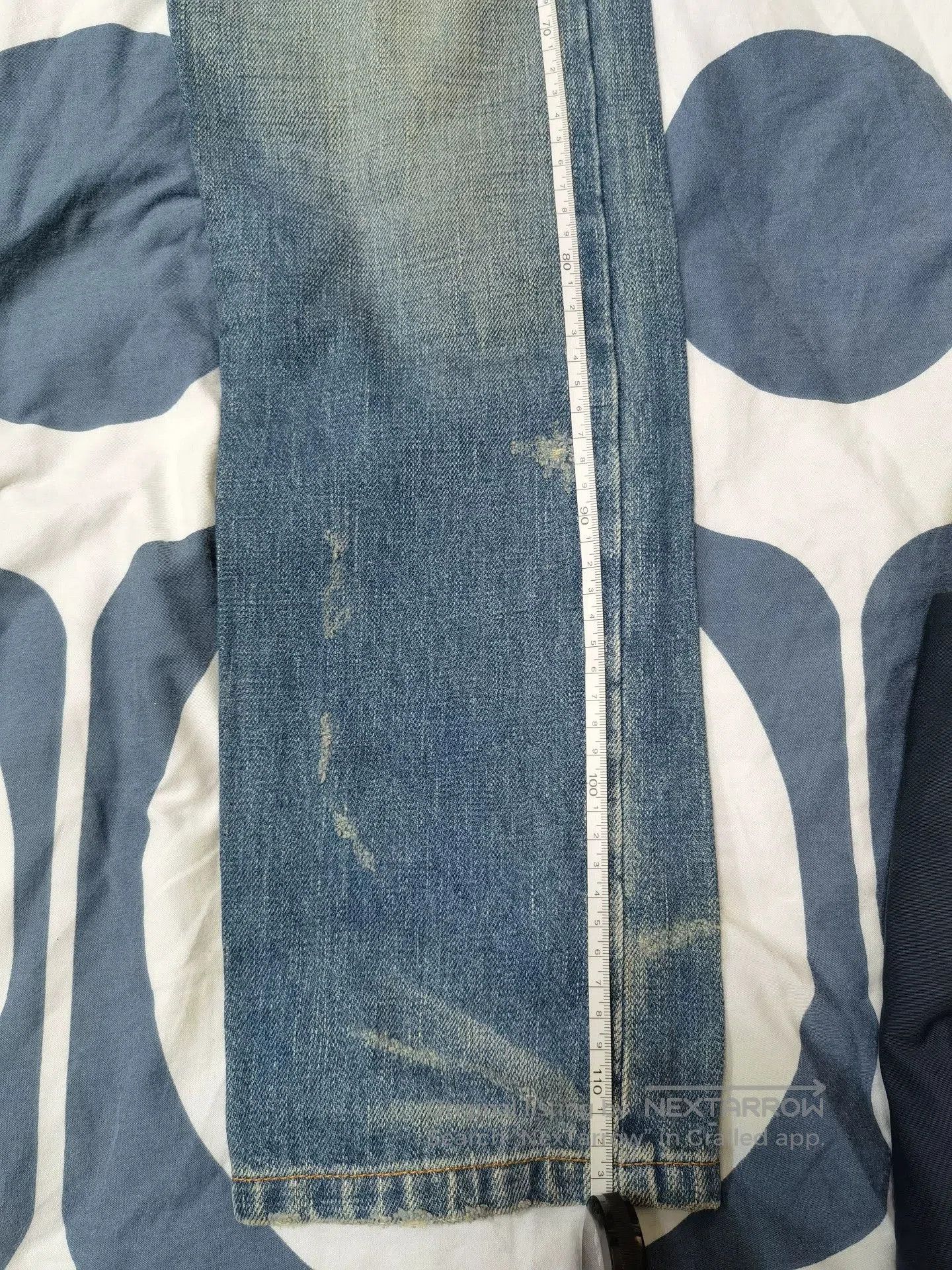 Balmain Balmain Moto Distressed Denim Jeans. Size US 29 - 8 Thumbnail