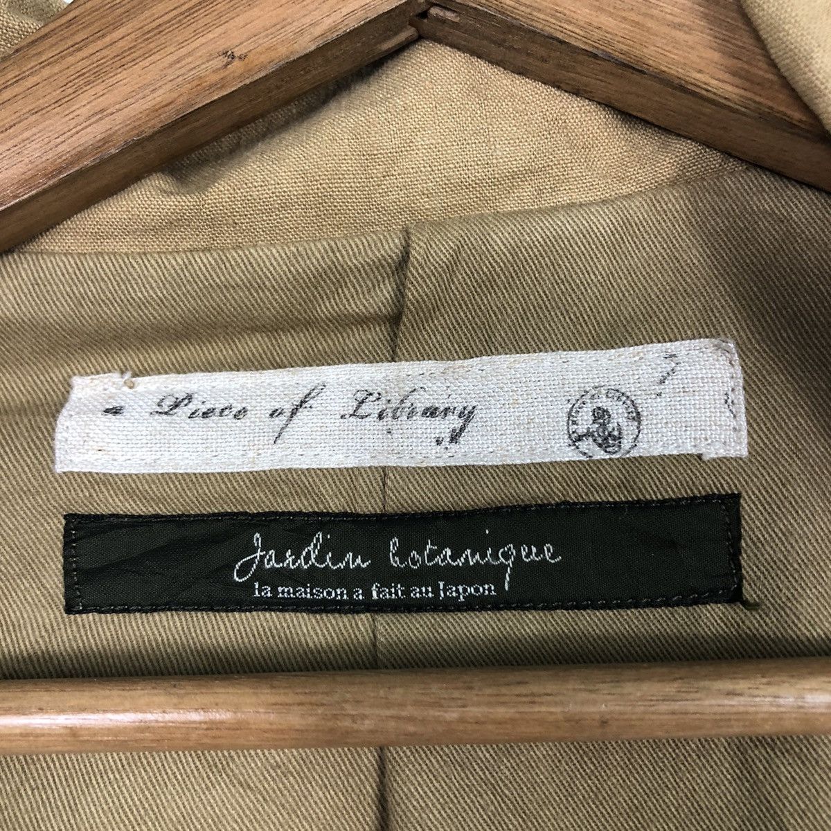 Japanese Brand Rare Jardin Botanique Japanese Artisan Linen Mac Coat Size US M / EU 48-50 / 2 - 19 Thumbnail