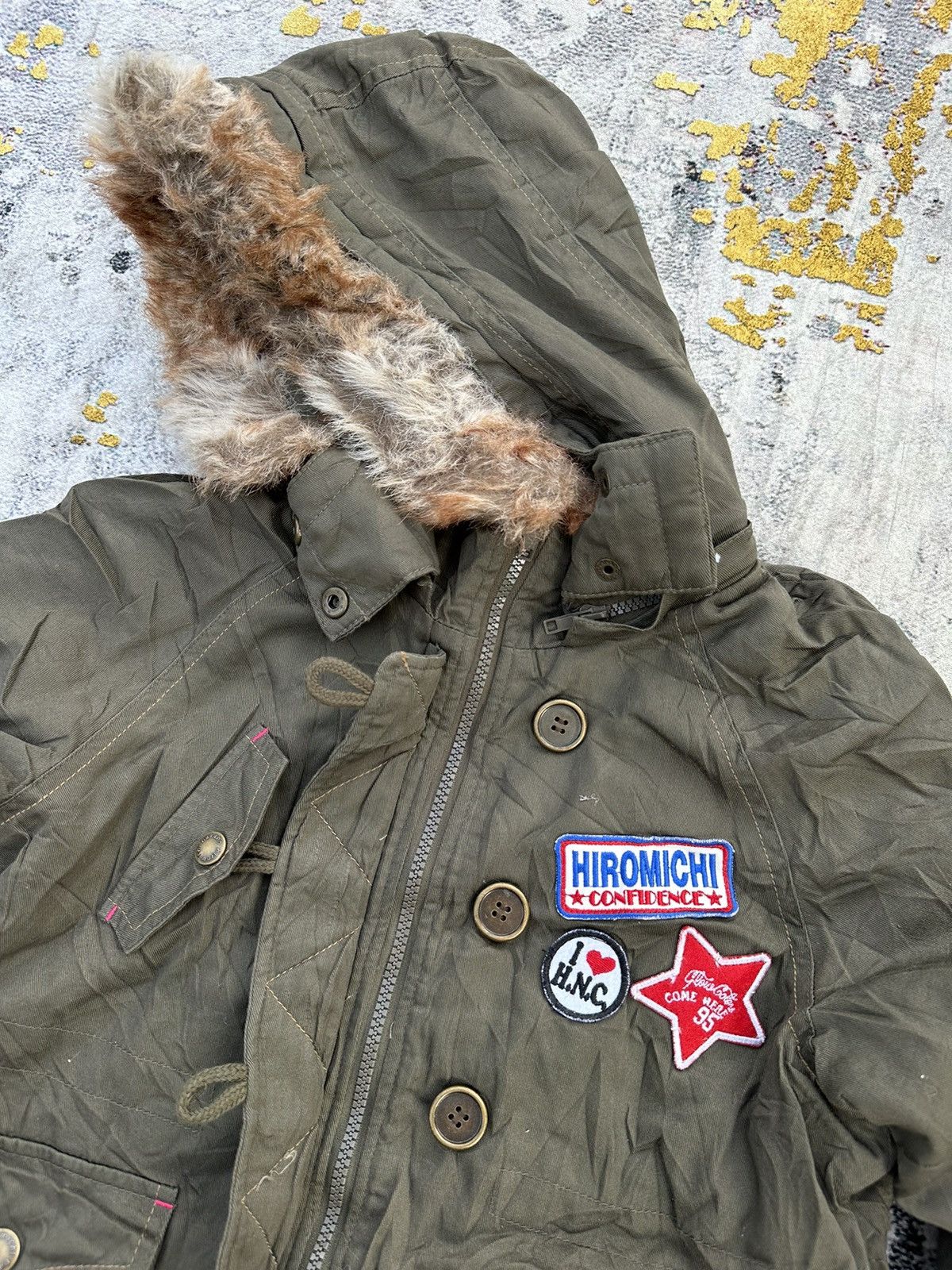 Hysteric Glamour WINTER SESSION IFSIX LGB STYLE HIROMICHI DOWN FUR JACKET Size US M / EU 48-50 / 2 - 8 Thumbnail