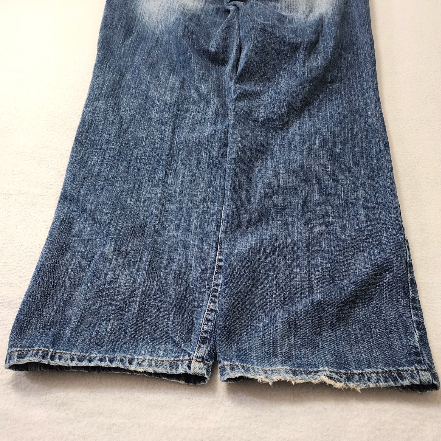Calvin Klein VINTAGE Calvin Klein Baggy Jeans Mens 36x32 Blue Fade Grunge Skater Grunge Jeans Mens Blue Fade 90s Size US 36 / EU 52 - 6 Thumbnail
