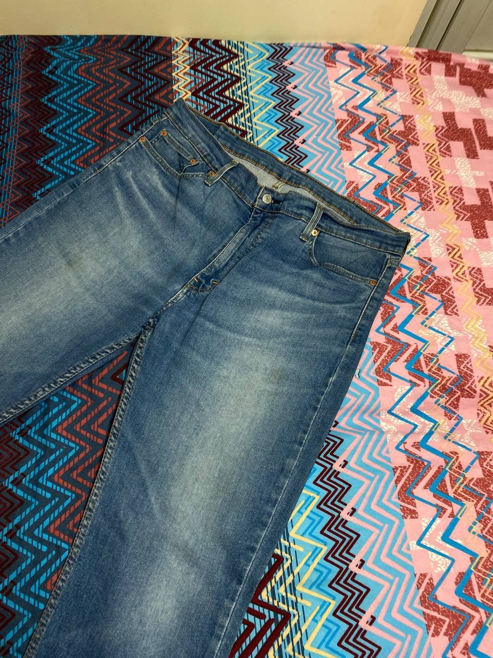 Levi's × Vintage Vintage Levis 511 Jeans Distressed Faded Flared Baggy Y2K Size US 38 / EU 54 - 7 Thumbnail