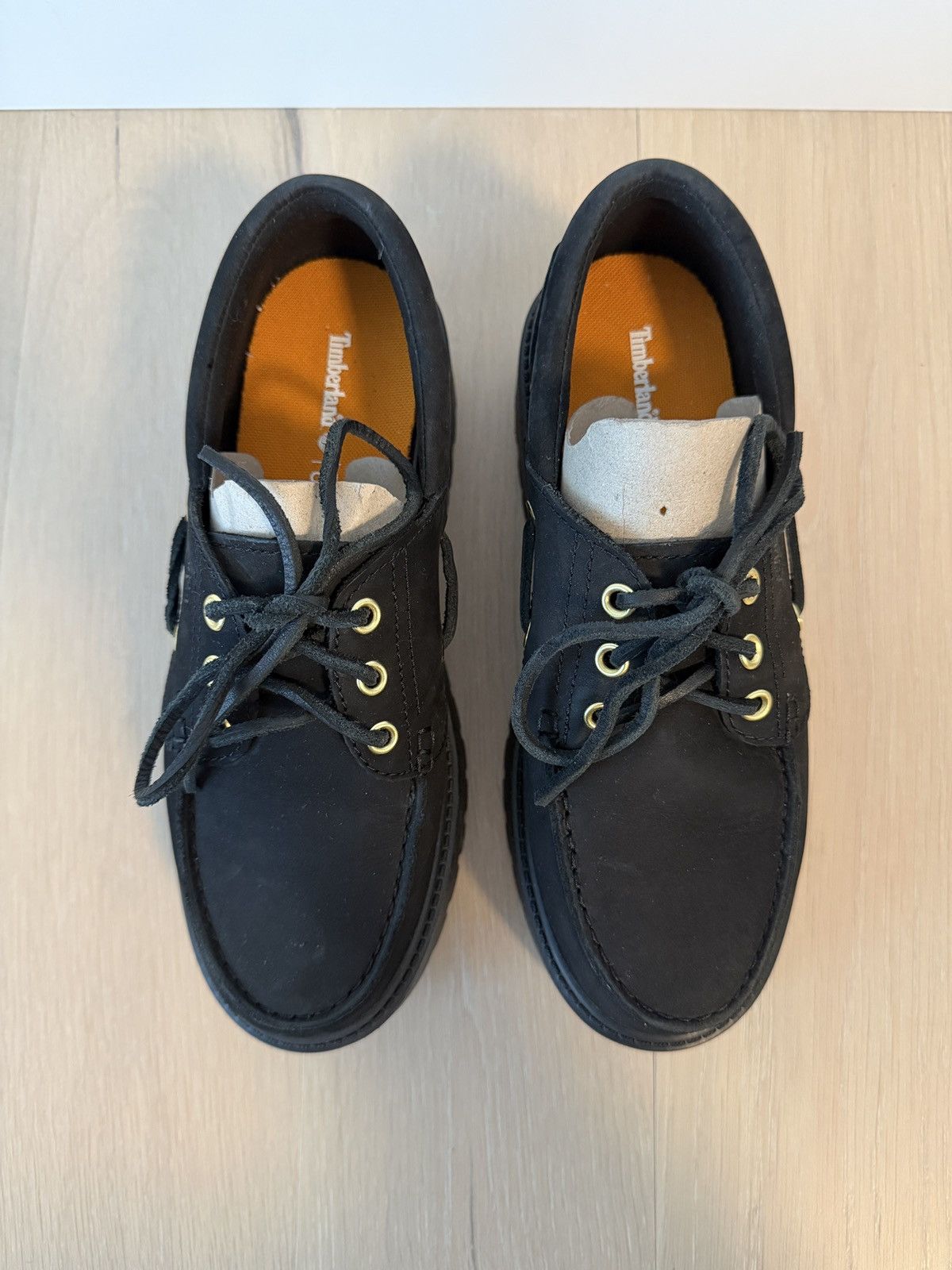 Timberland Stone Street Oxford Shoes Lace Up Black Nubuck